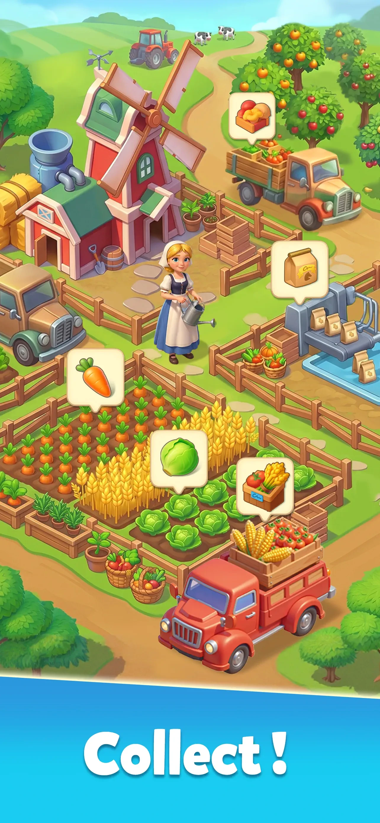 Family Farm Merge app store screenshot 5 — Games (iOS)