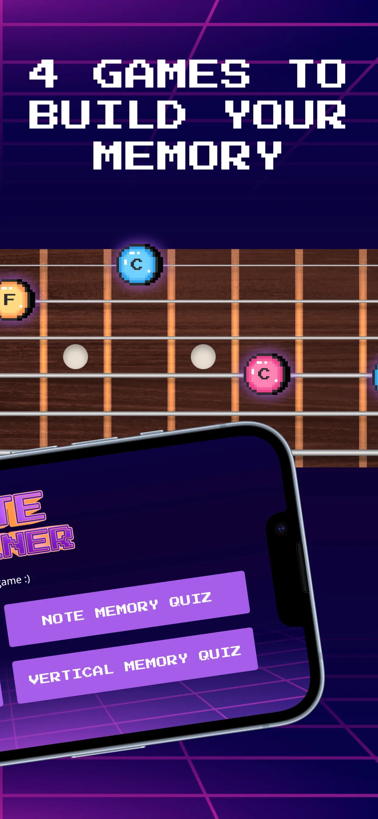 JustinGuitar Note Trainer app store screenshot 2 — Unknown (iOS)