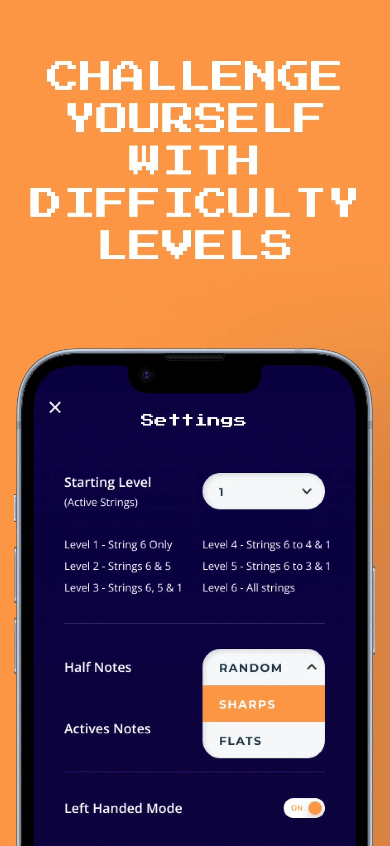 JustinGuitar Note Trainer app store screenshot 5 — Unknown (iOS)