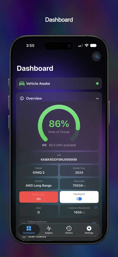 IONIQ 5 Companion app store screenshot 1 — Utilities (iOS)