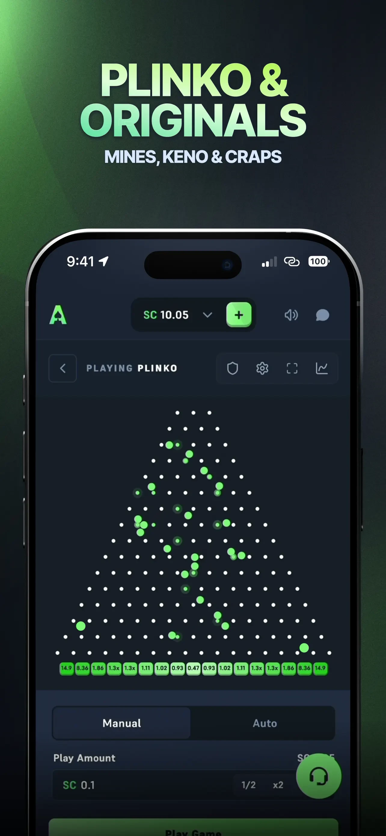 Acebet Social Casino & Slots app store screenshot 5 — Games (iOS)