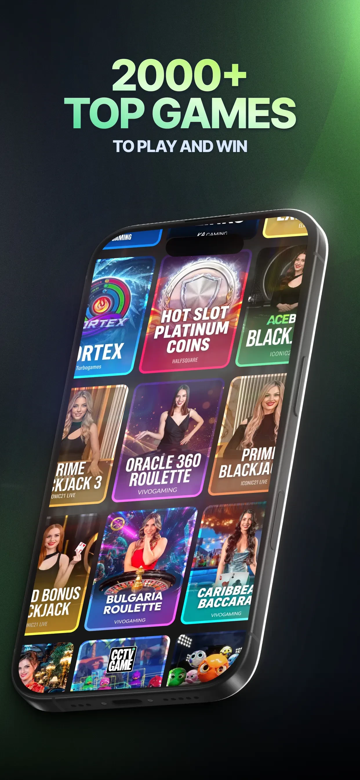 Acebet Social Casino & Slots app store screenshot 3 — Games (iOS)