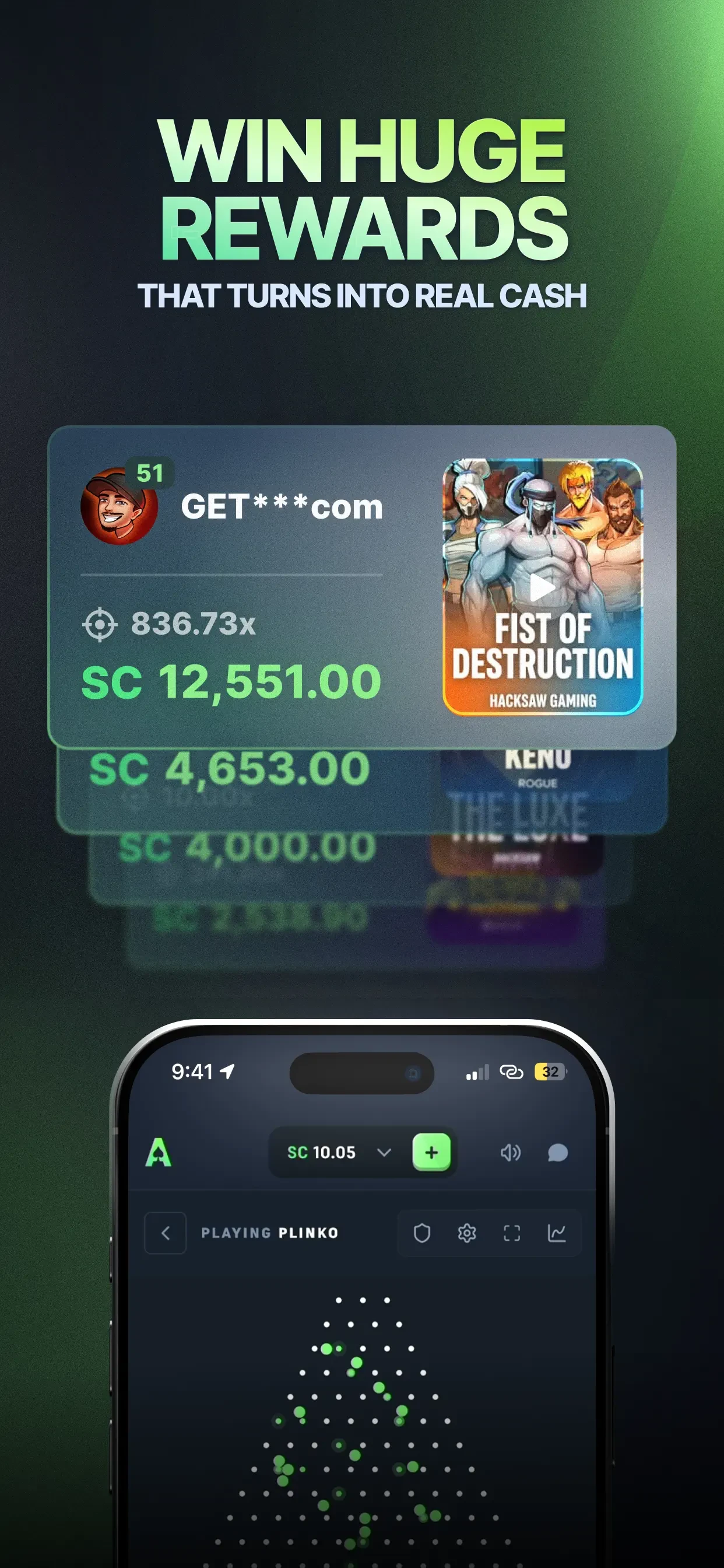 Acebet Social Casino & Slots app store screenshot 6 — Games (iOS)