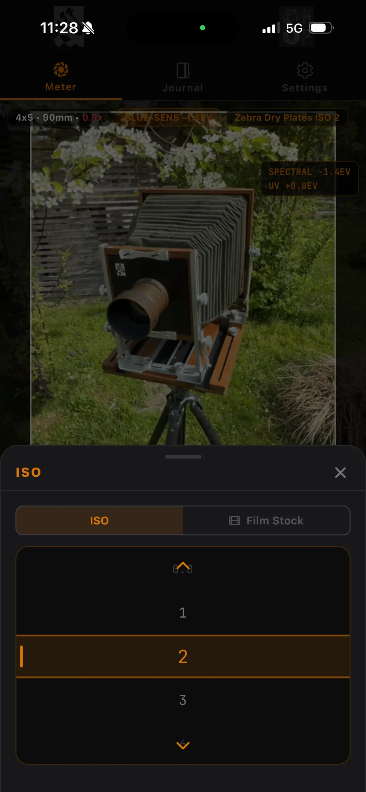 ProFilm Meter app store screenshot 2 — Photo & Video (iOS)