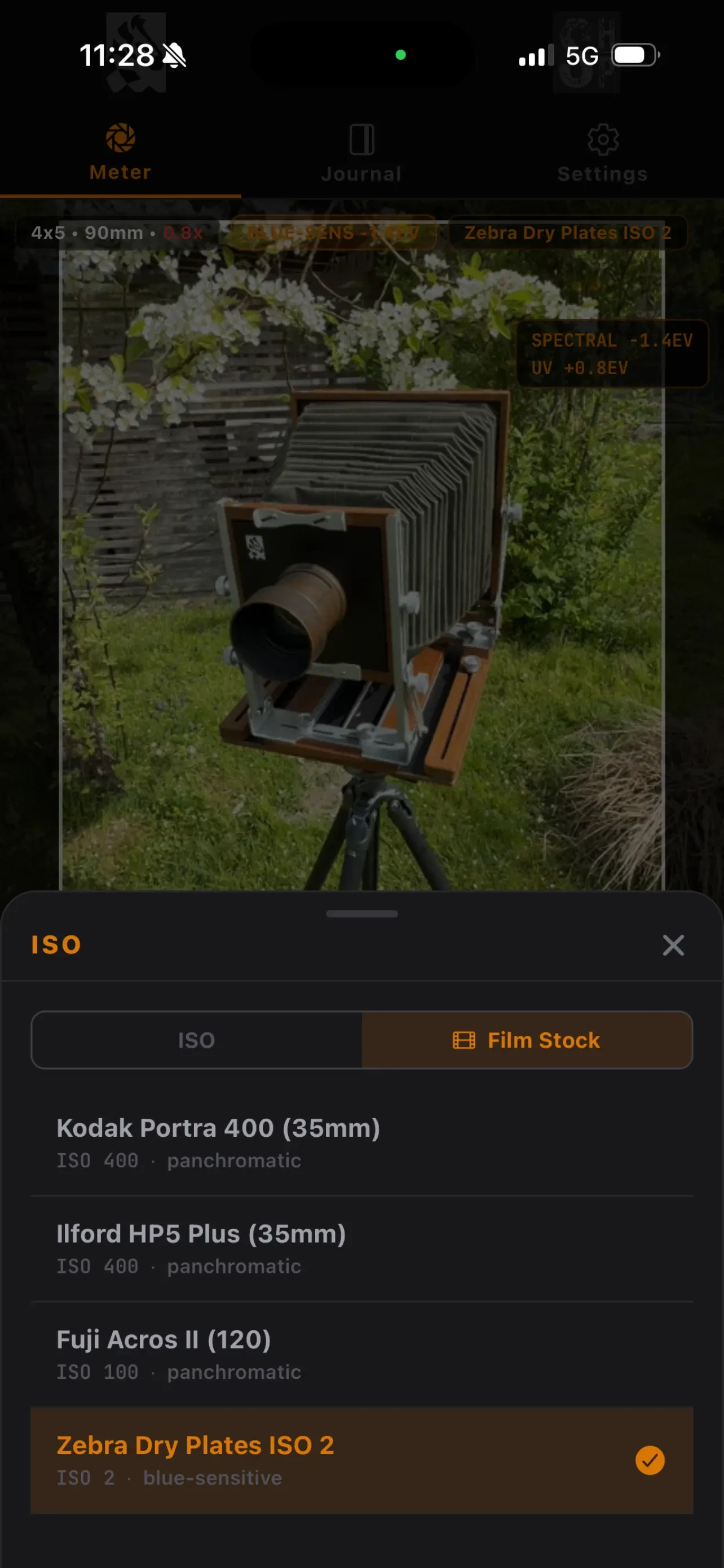 ProFilm Meter app store screenshot 3 — Photo & Video (iOS)