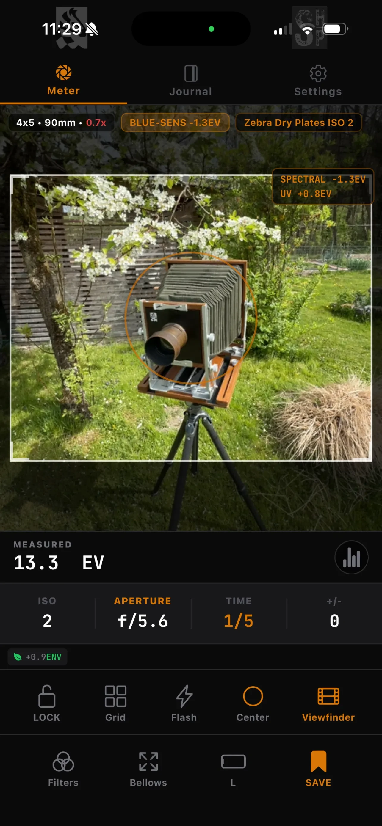 ProFilm Meter app store screenshot 4 — Photo & Video (iOS)