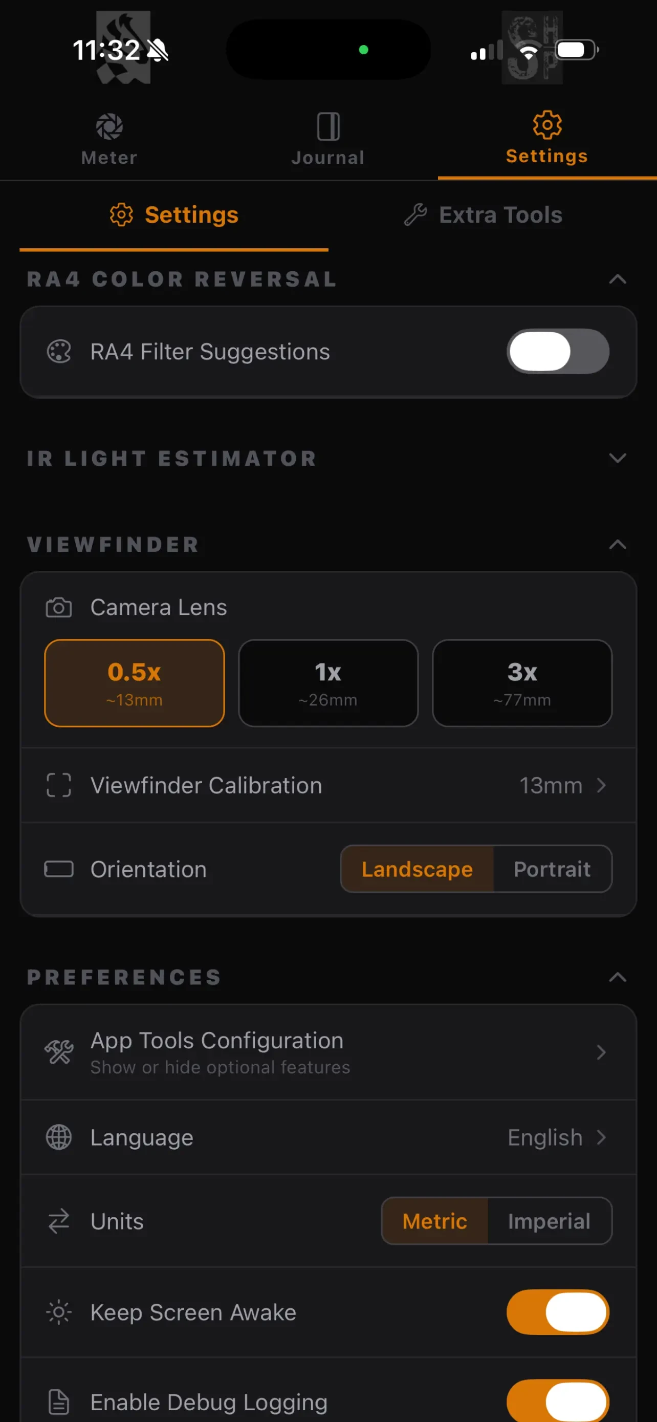 ProFilm Meter app store screenshot 8 — Photo & Video (iOS)