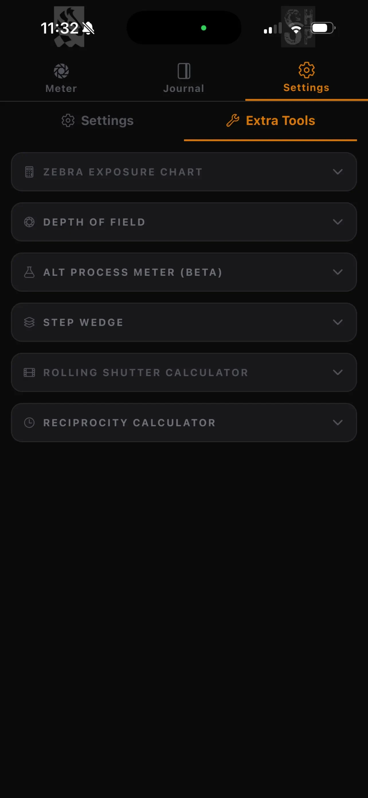 ProFilm Meter app store screenshot 9 — Photo & Video (iOS)