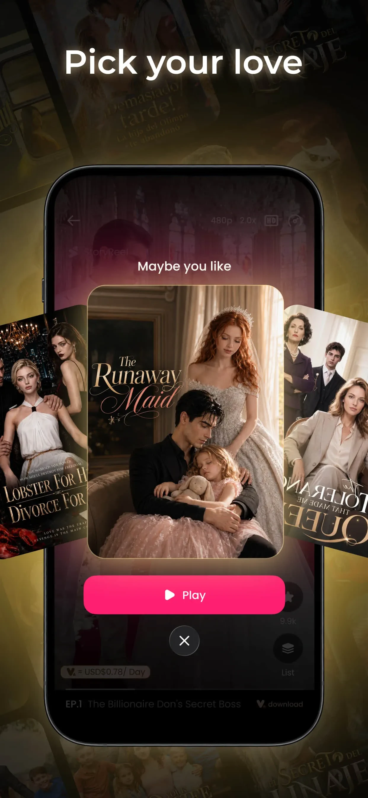 StoryReel: Exclusive Drama app store screenshot 3 — Unknown (iOS)