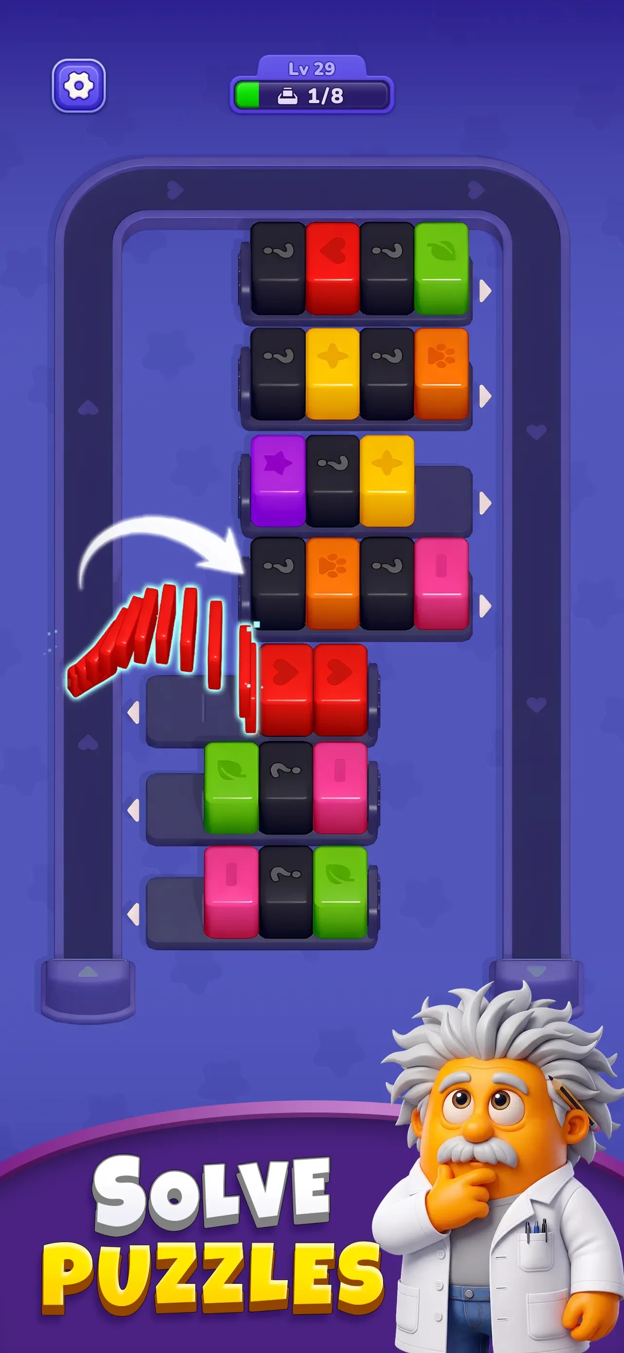 Loop Master: Color Jam Sort app store screenshot 2 — Games (iOS)