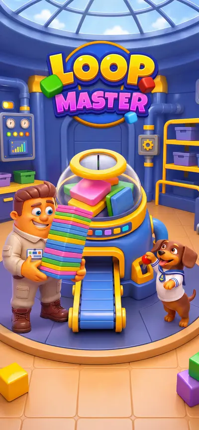 Loop Master: Color Jam Sort app store screenshot 1 — Games (iOS)