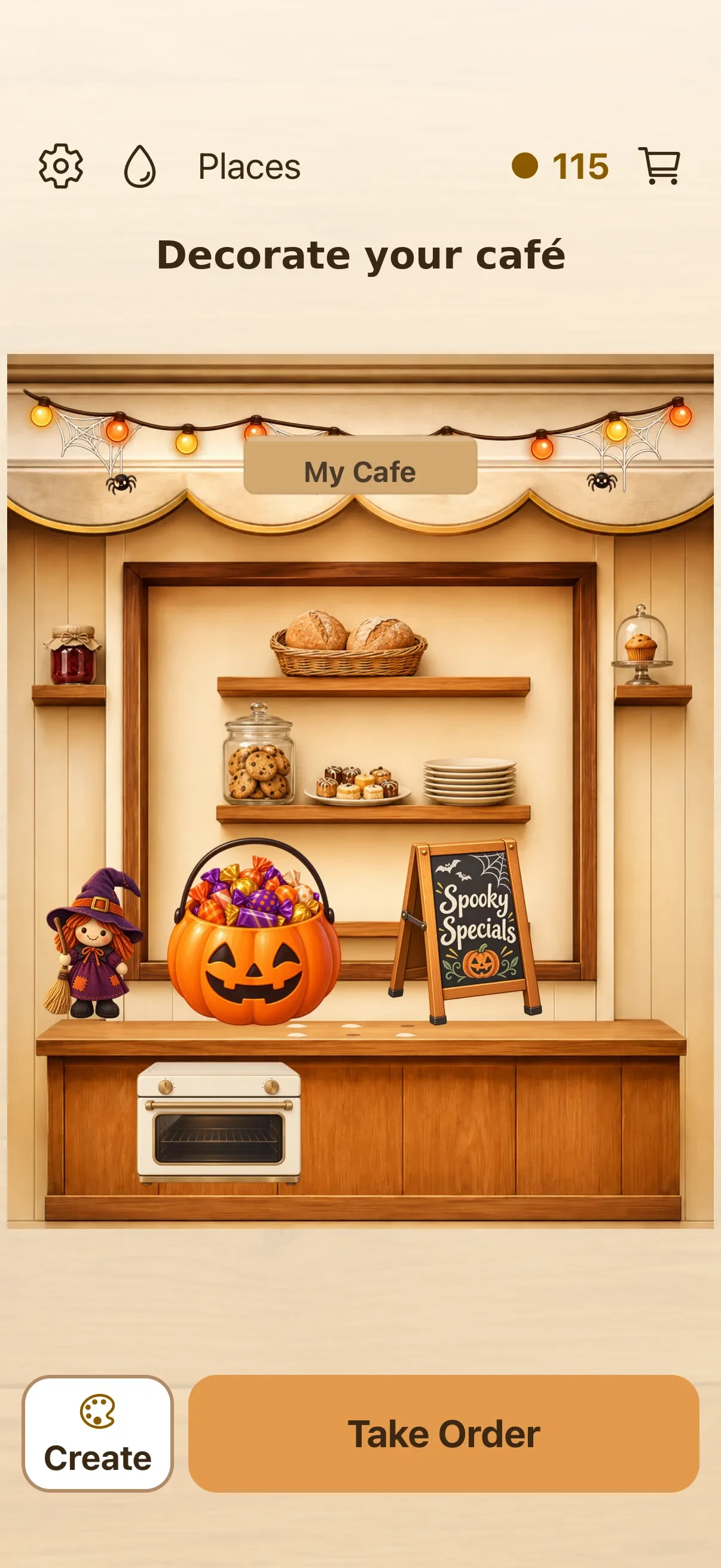 Pocket Kitchen: Cozy Cafe app store screenshot 2 — Games (iOS)