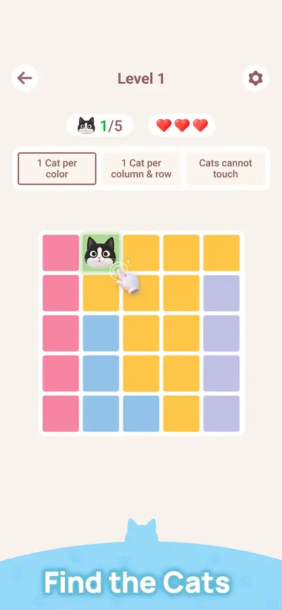 Meowdoku! app store screenshot 1 — Games (iOS)