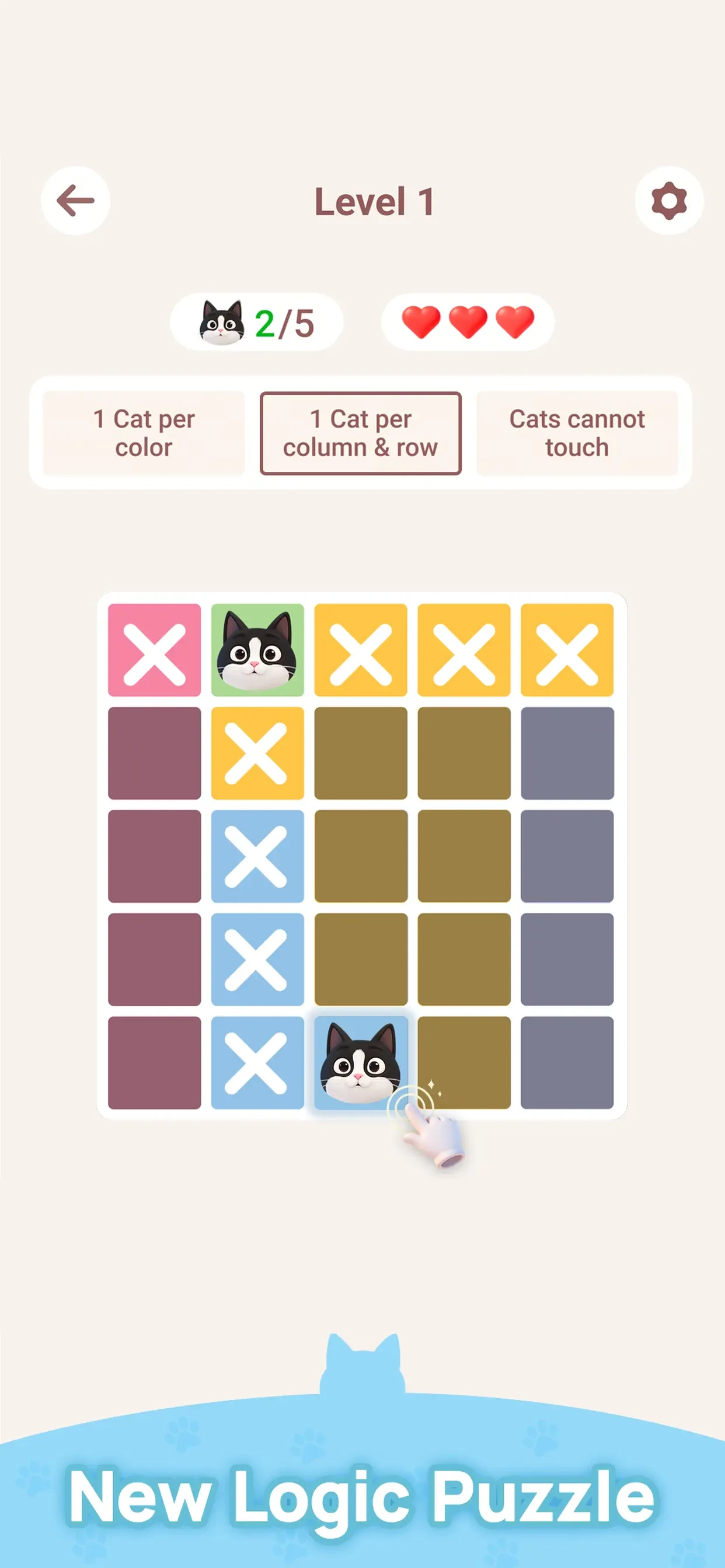 Meowdoku! app store screenshot 2 — Games (iOS)