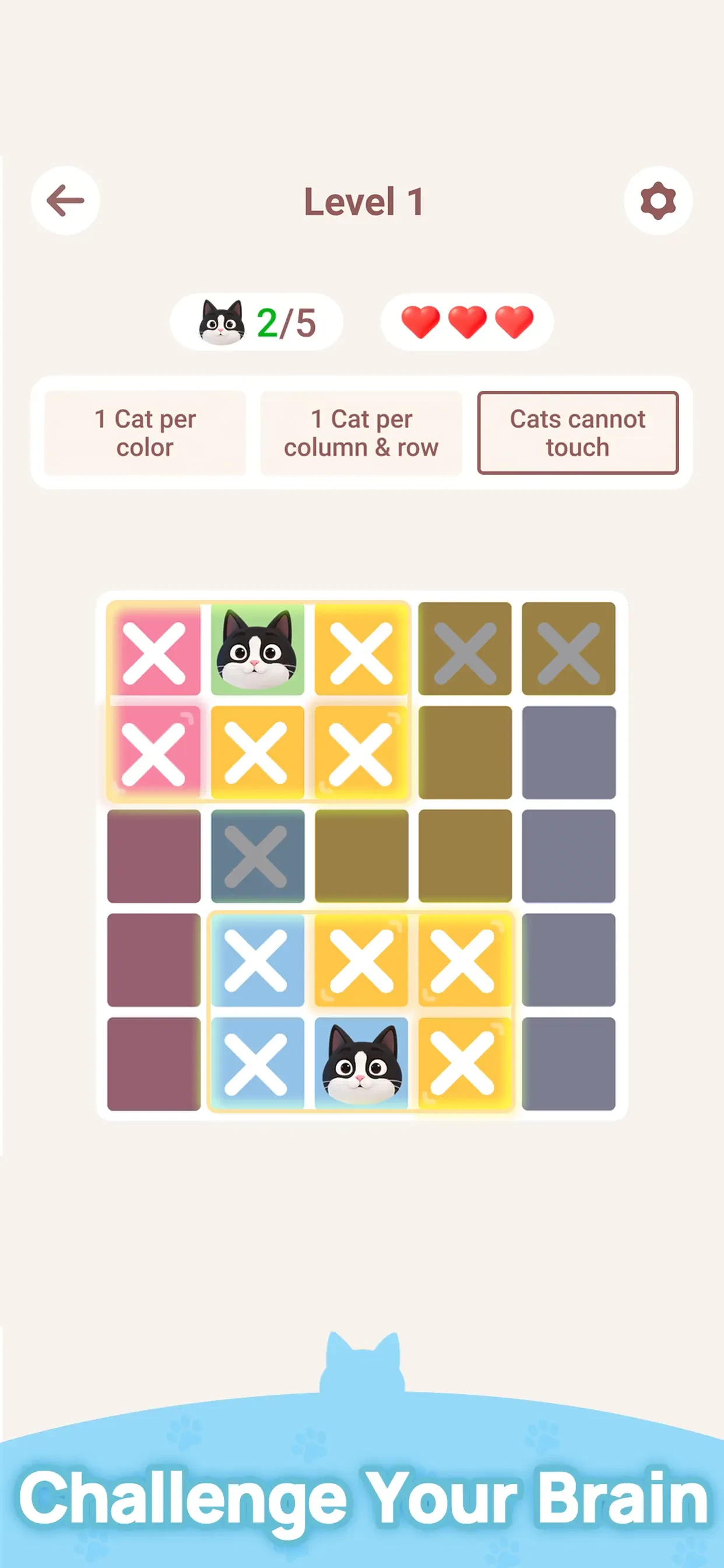 Meowdoku! app store screenshot 3 — Games (iOS)