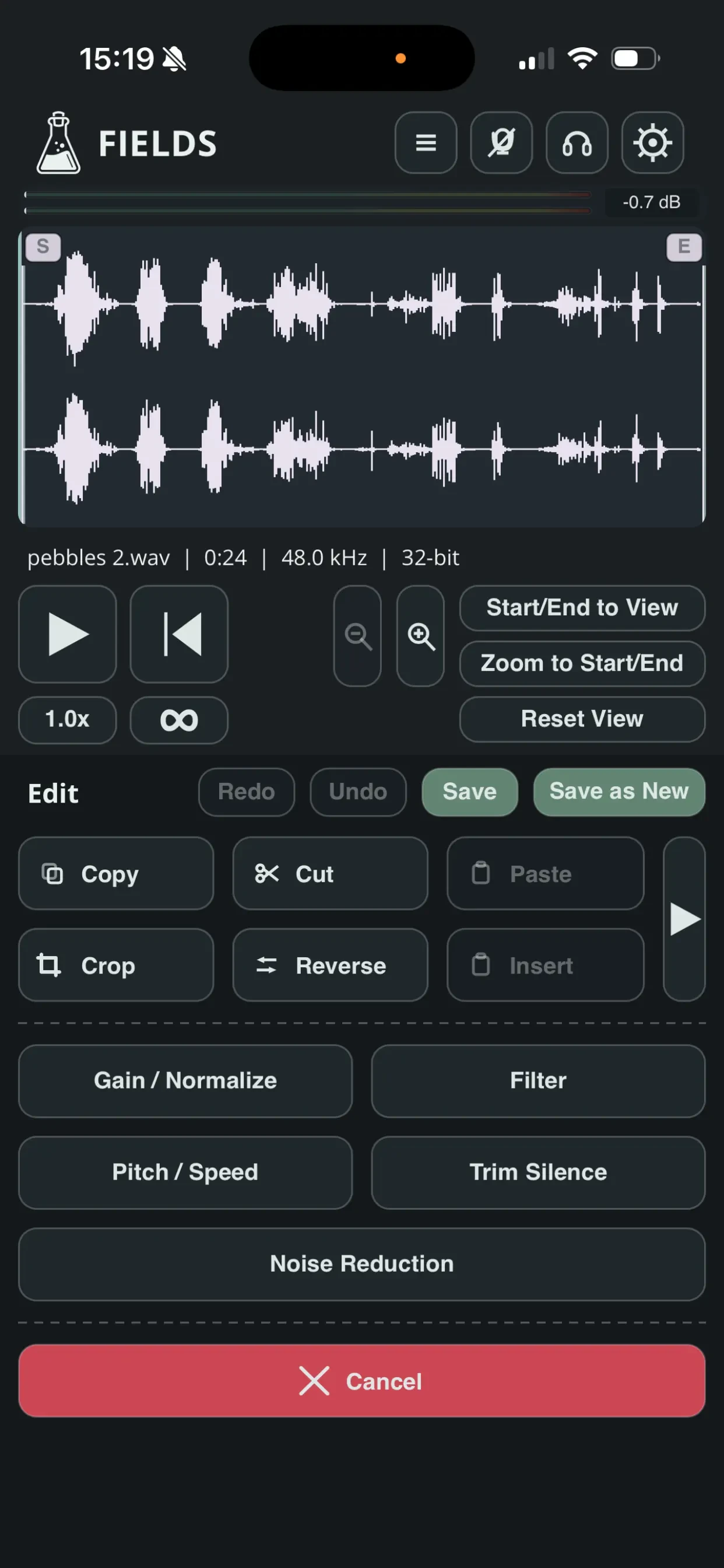 Fields - Audio Recorder app store screenshot 2 — Unknown (iOS)
