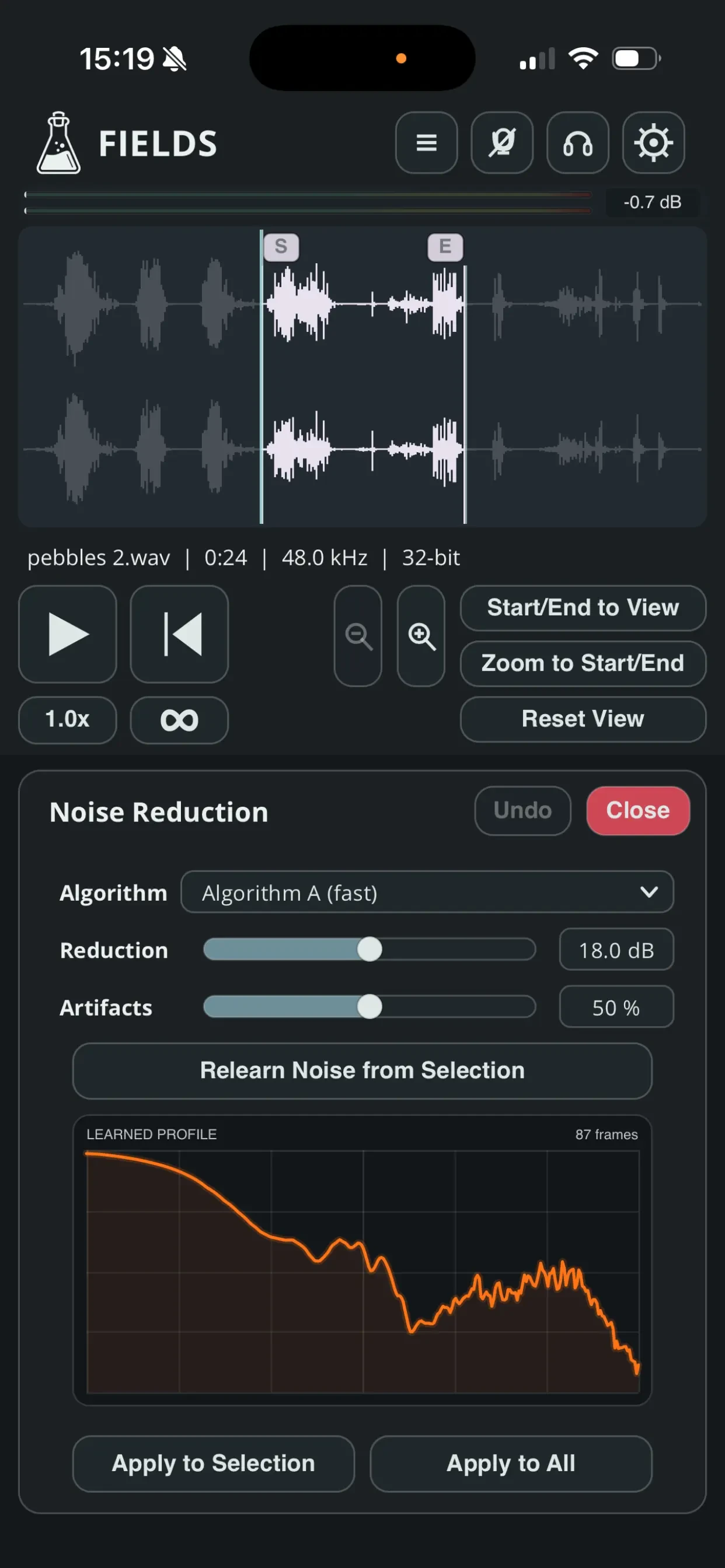 Fields - Audio Recorder app store screenshot 3 — Unknown (iOS)