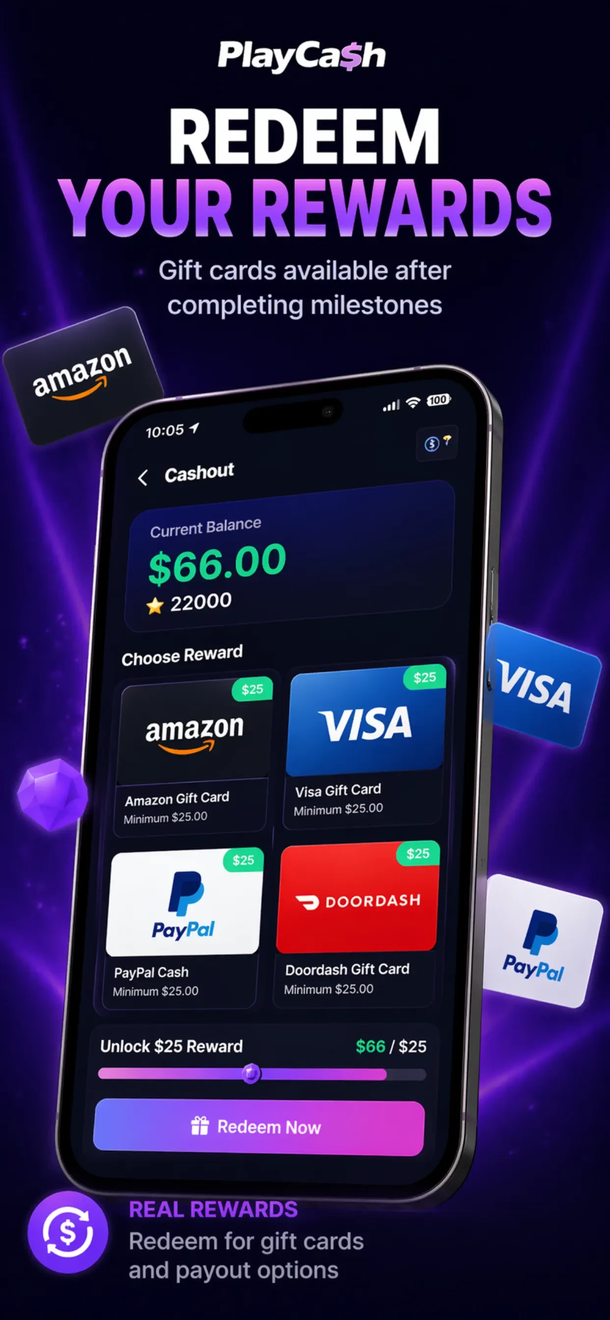 PlayCash Rewards app store screenshot 7 — Games (iOS)