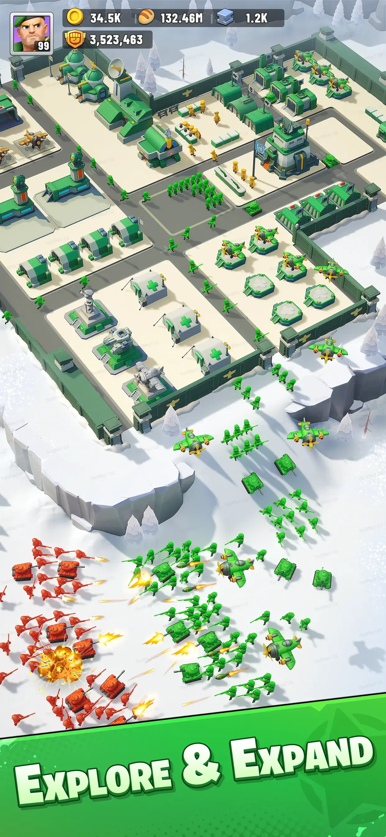 Top Force: Commander app store screenshot 3 — Games (iOS)