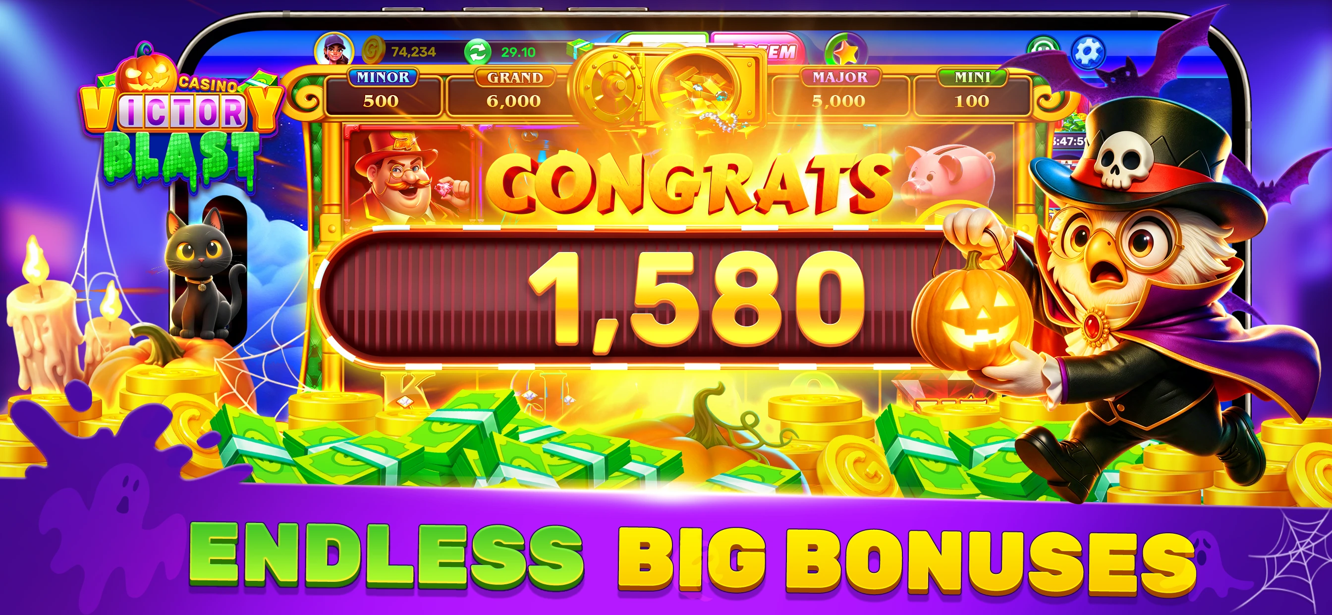 Victory Blast Casino app store screenshot 3 — Games (iOS)