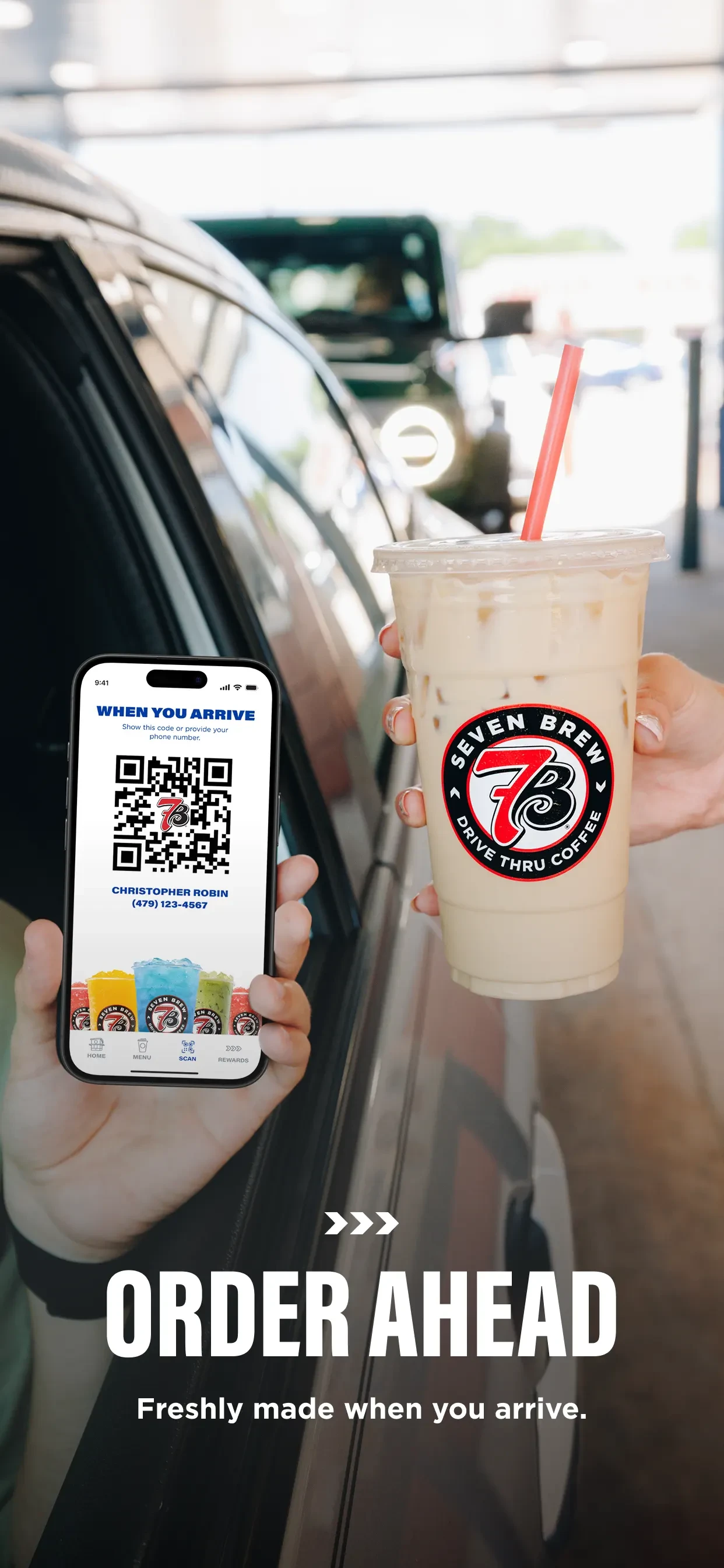 7 Brew Coffee app store screenshot 1 — Unknown (iOS)
