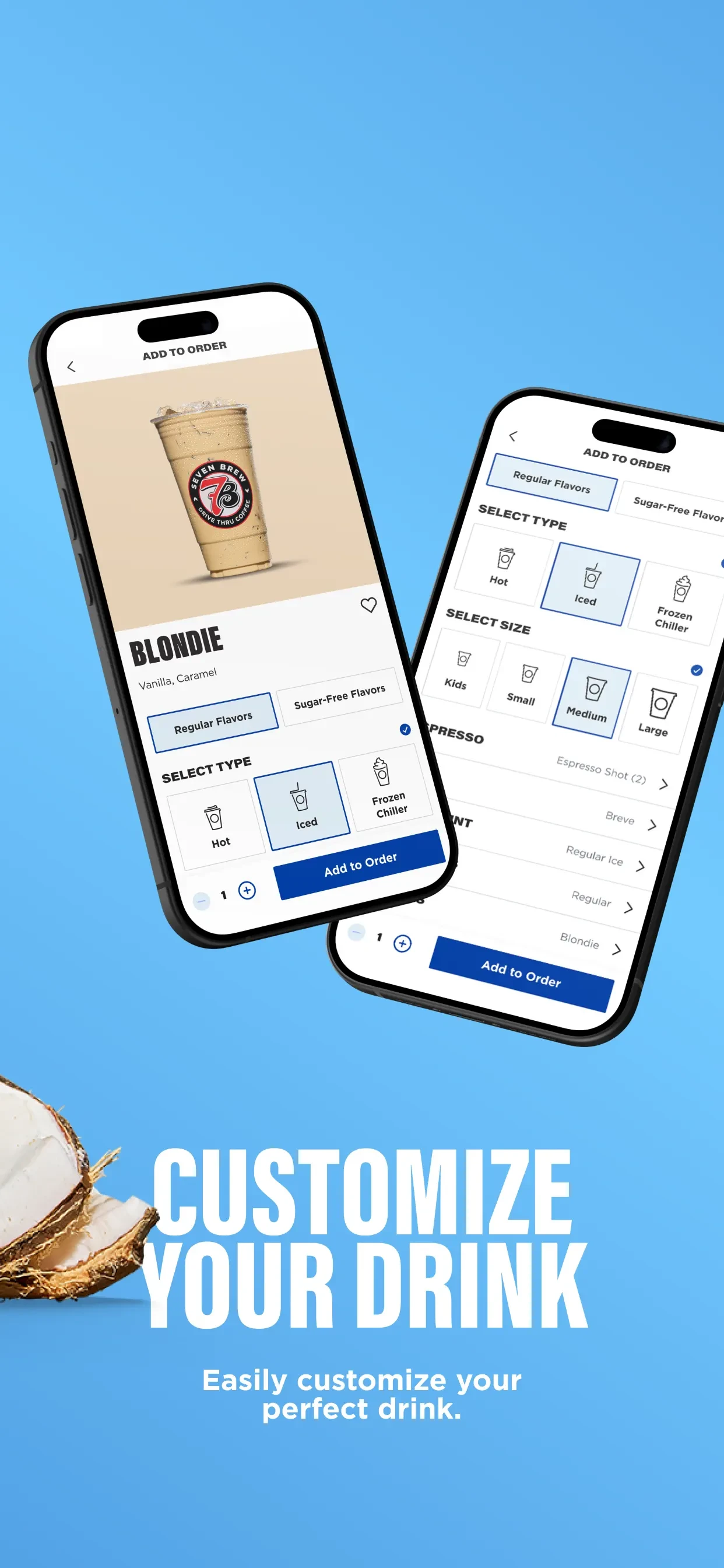 7 Brew Coffee app store screenshot 3 — Unknown (iOS)