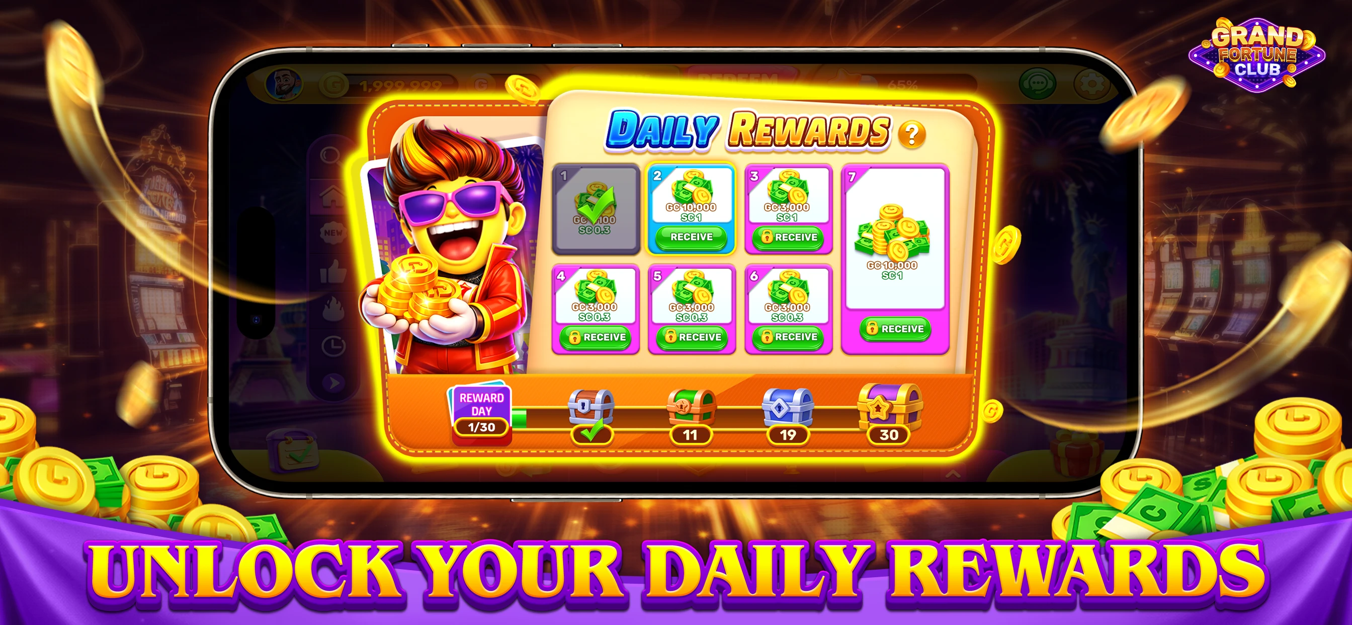 Grand Fortune Club app store screenshot 4 — Games (iOS)