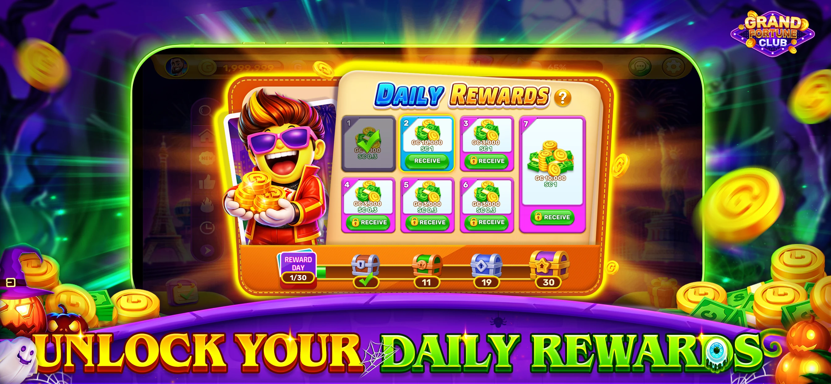 Grand Fortune Club app store screenshot 2 — Games (iOS)