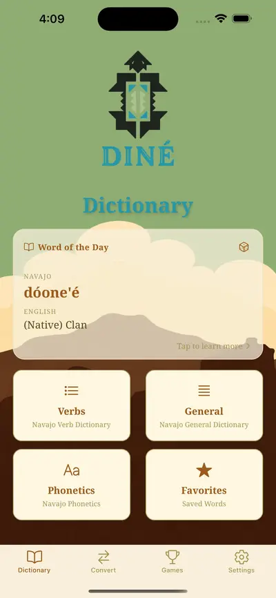 Dine Bizaad app store screenshot 1 — Education (iOS)