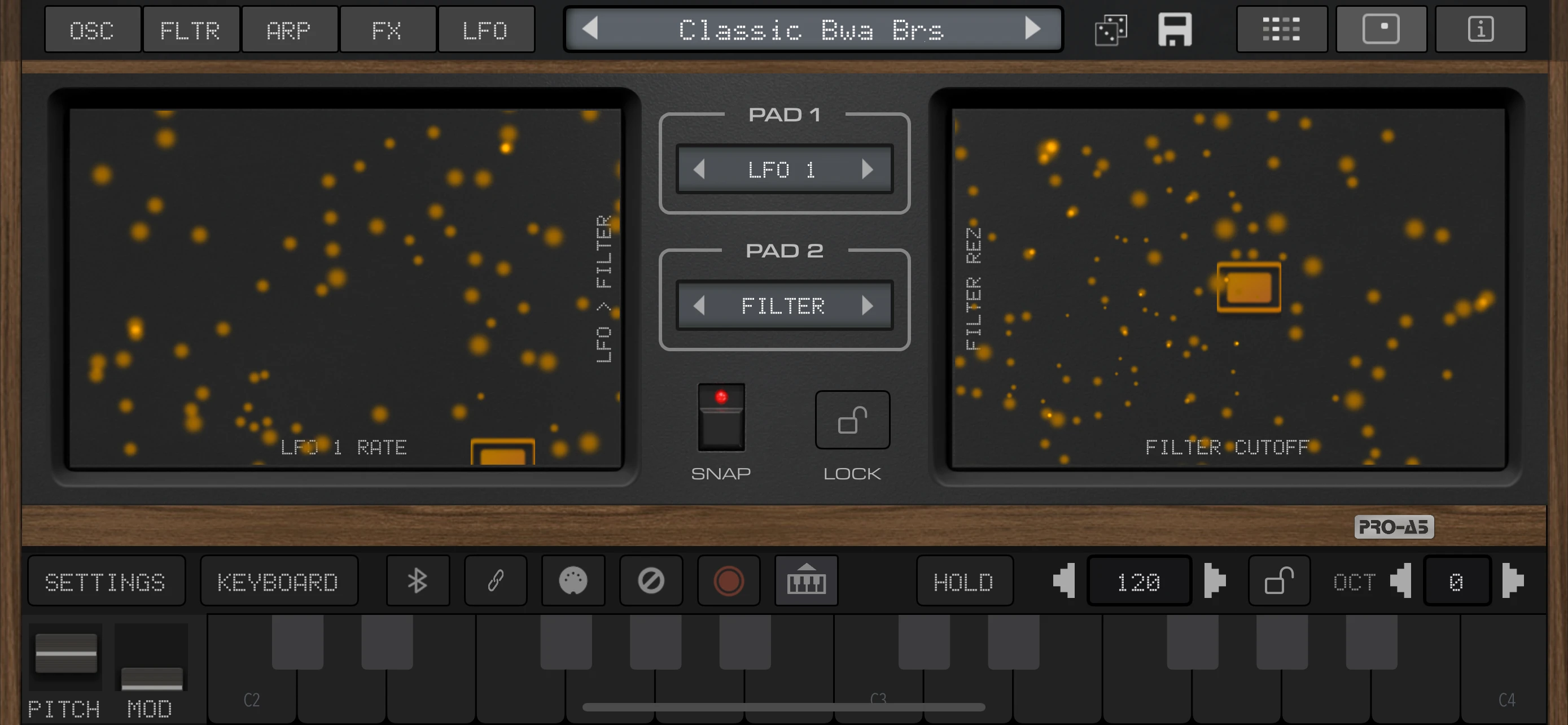 Pro-A5 Synth + AUv3 app store screenshot 7 — Music (iOS)