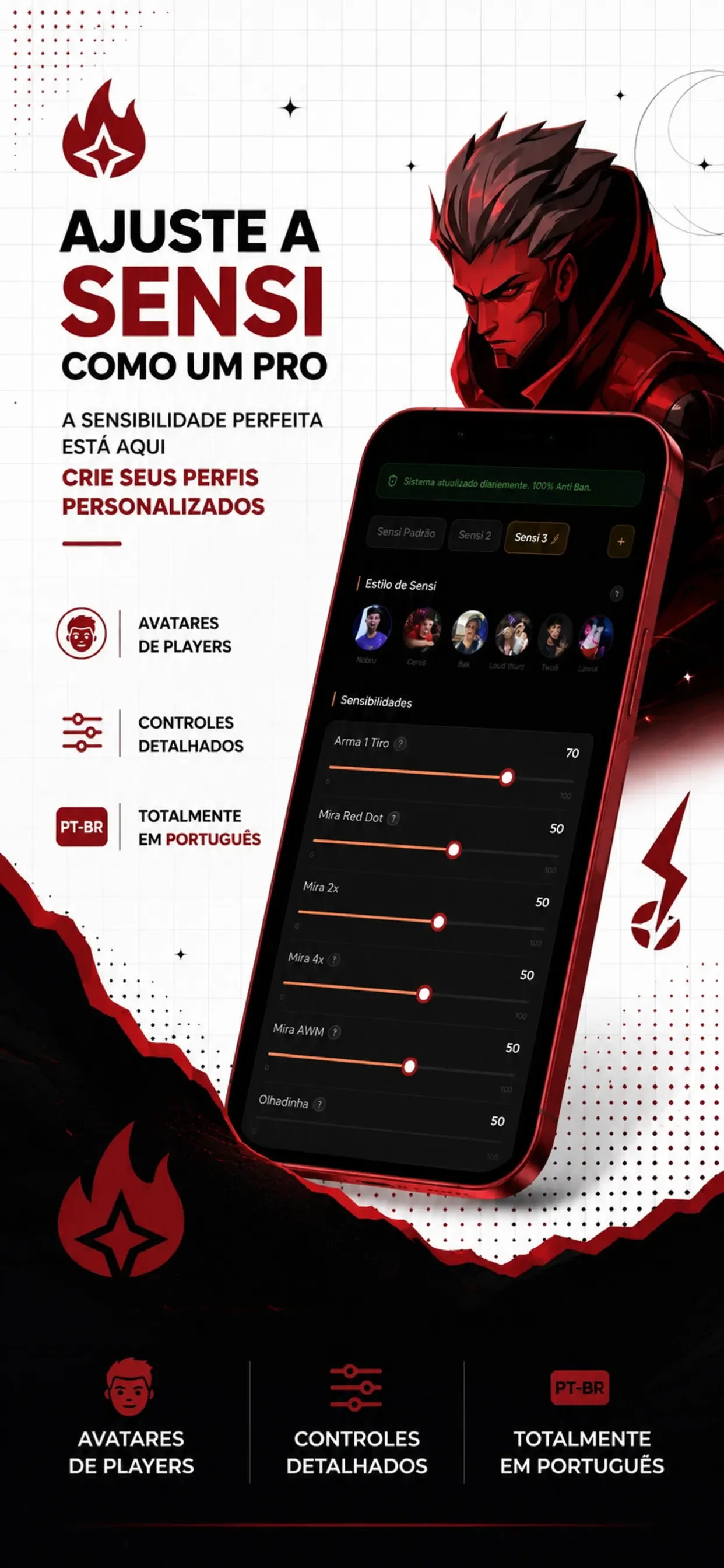 Real Sensi FF - PRO app store screenshot 2 — Unknown (iOS)