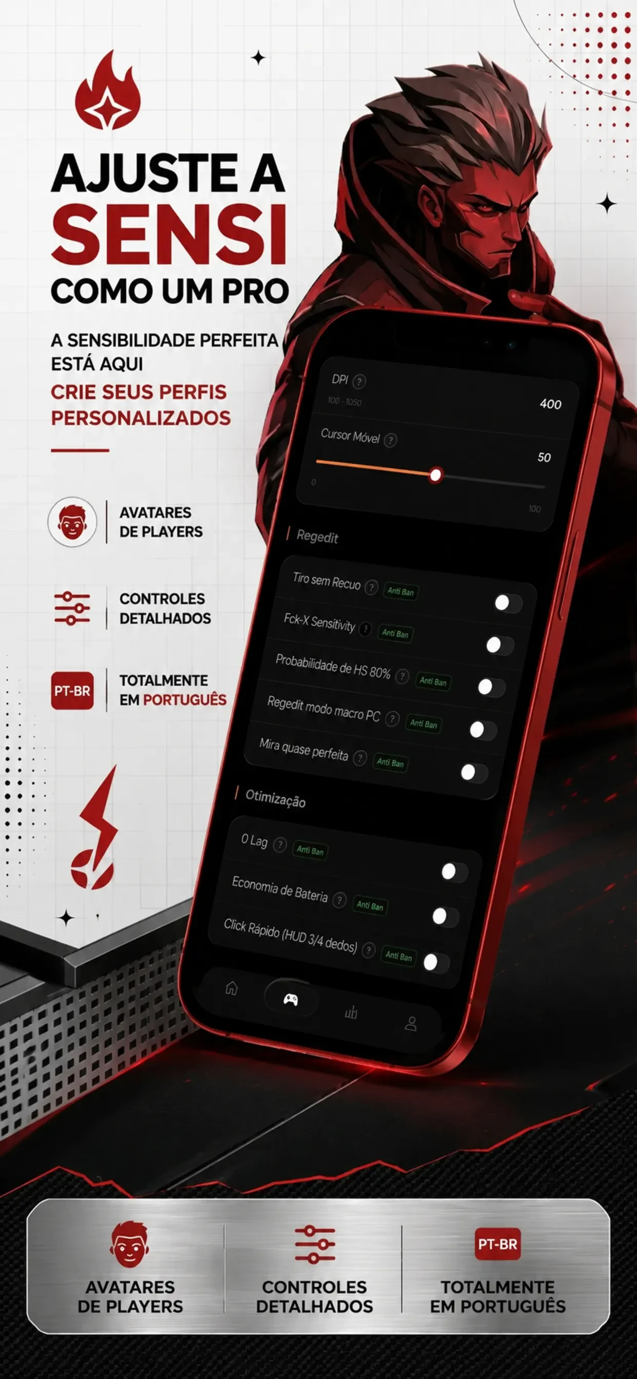 Real Sensi FF - PRO app store screenshot 3 — Unknown (iOS)