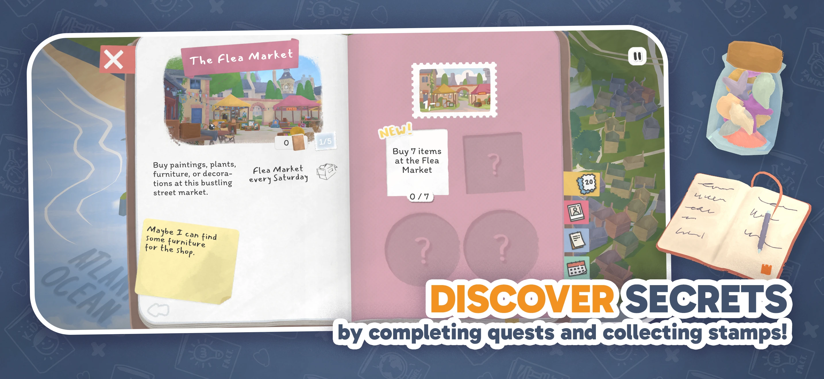 Tiny Bookshop app store screenshot 9 — Games (iOS)