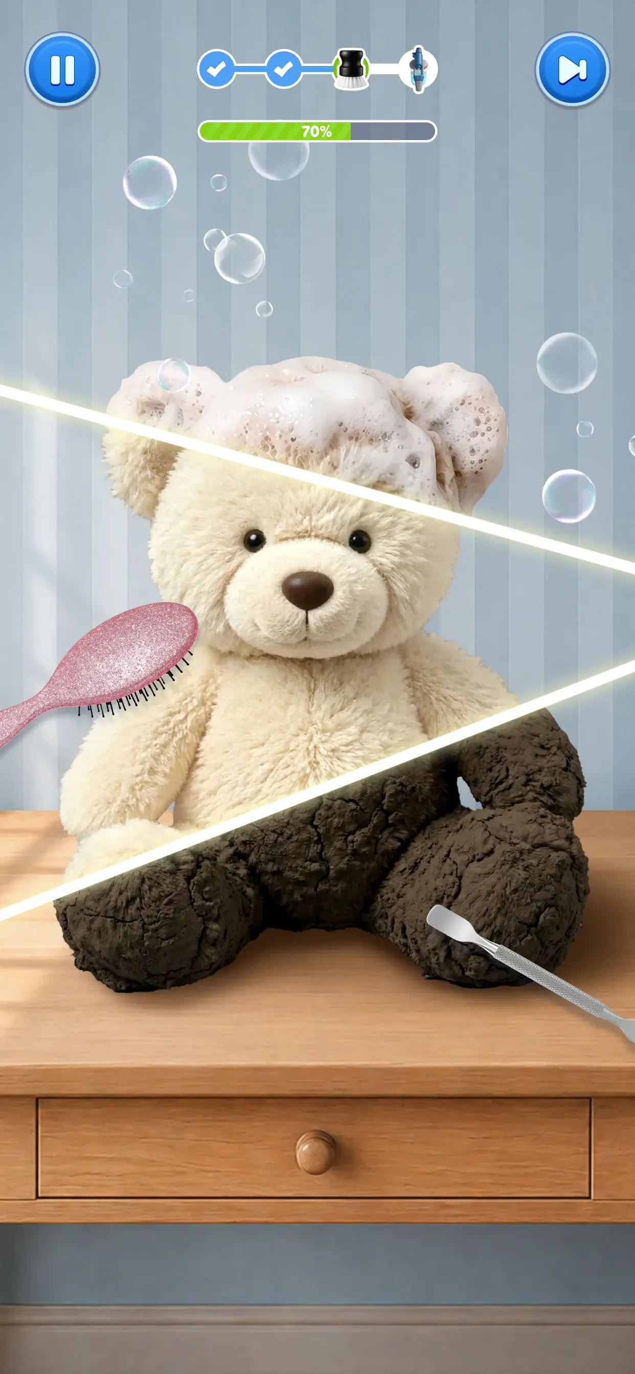 Satisfying Clean ASMR app store screenshot 4 — Games (iOS)