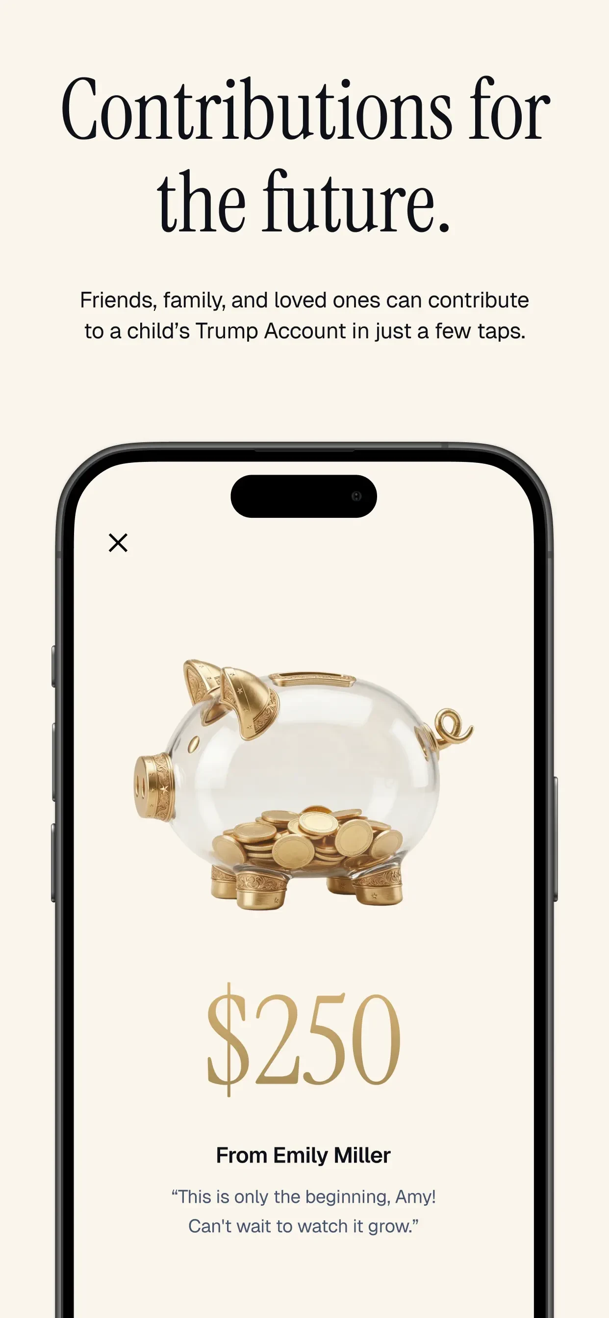 Trump Accounts: Official App app store screenshot 3 — Finance (iOS)