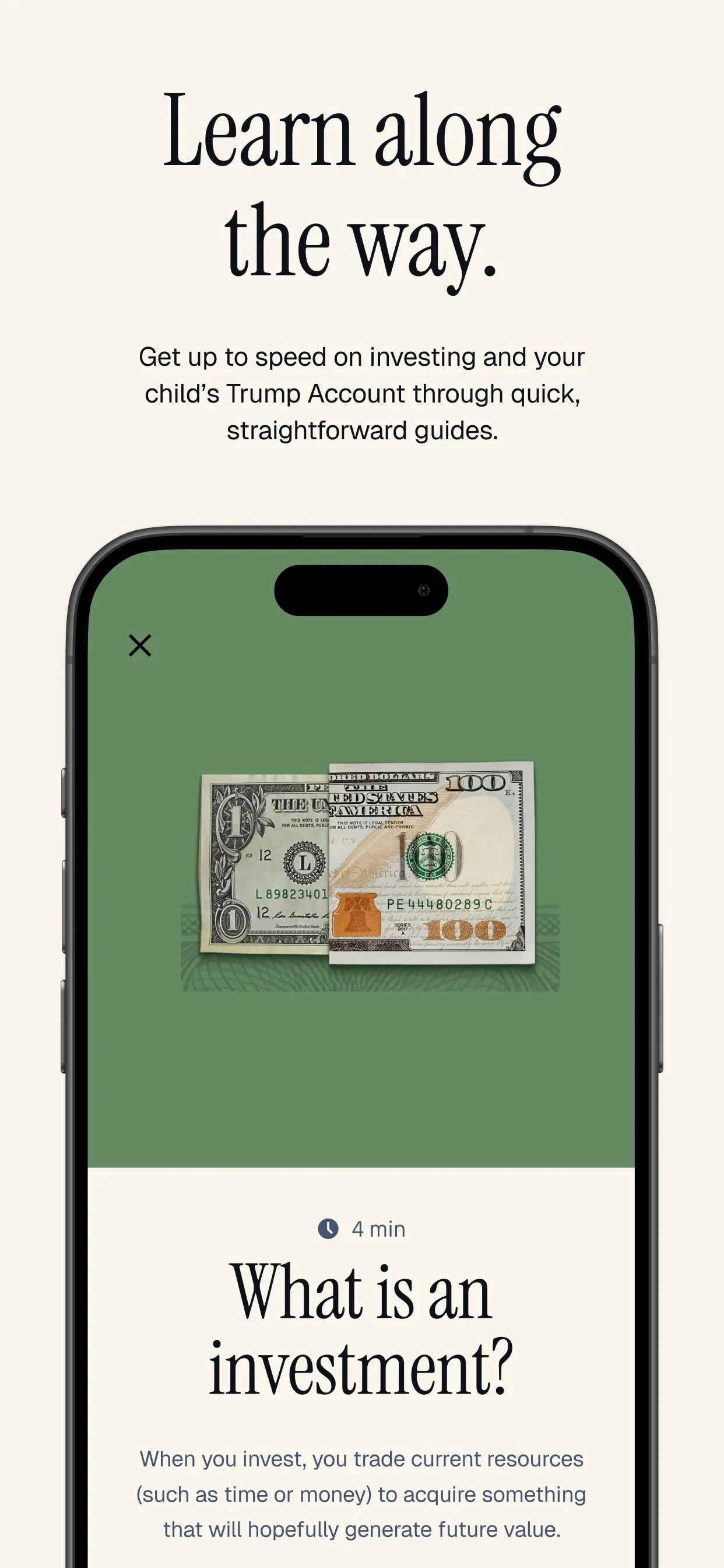 Trump Accounts: Official App app store screenshot 9 — Finance (iOS)