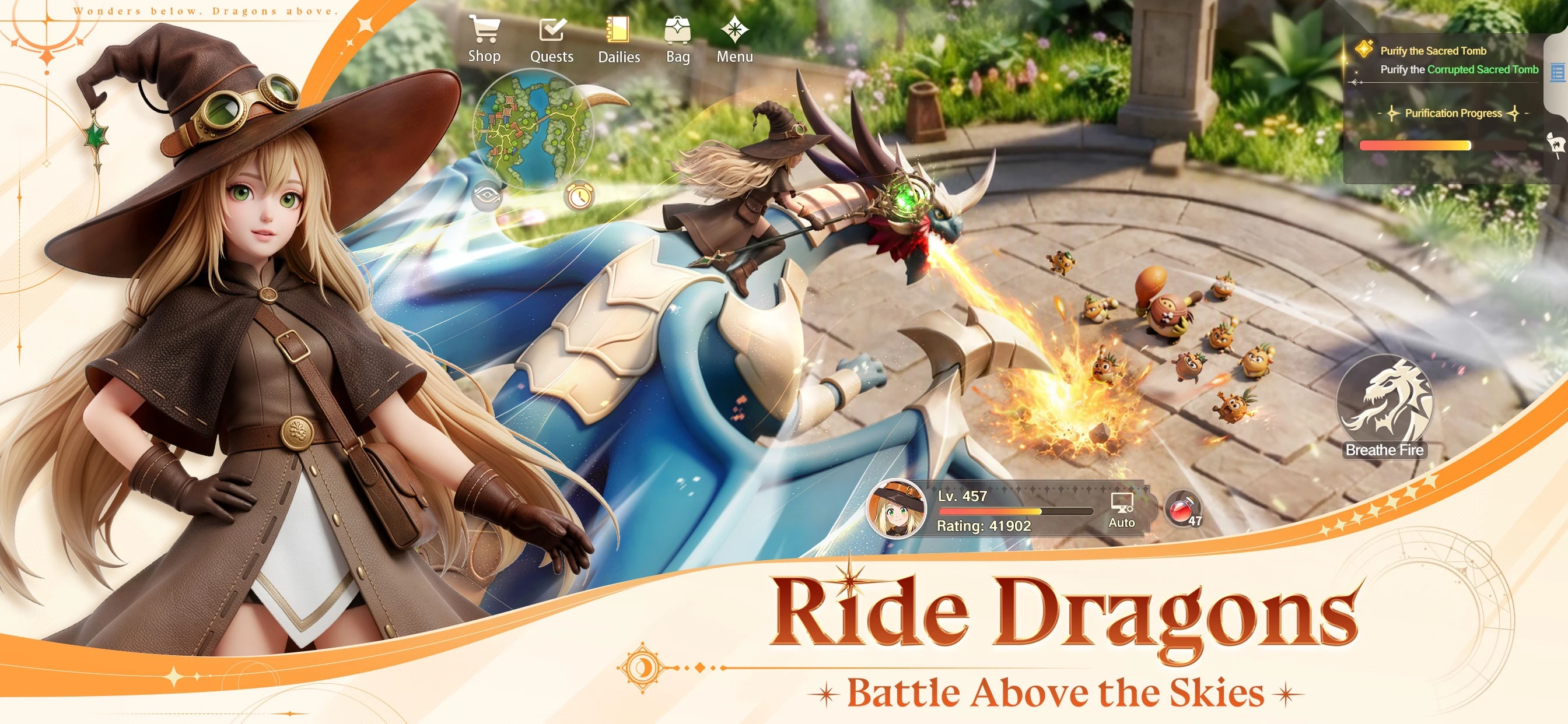 Dragonbound: Wings of Magic app store screenshot 2 — Games (iOS)
