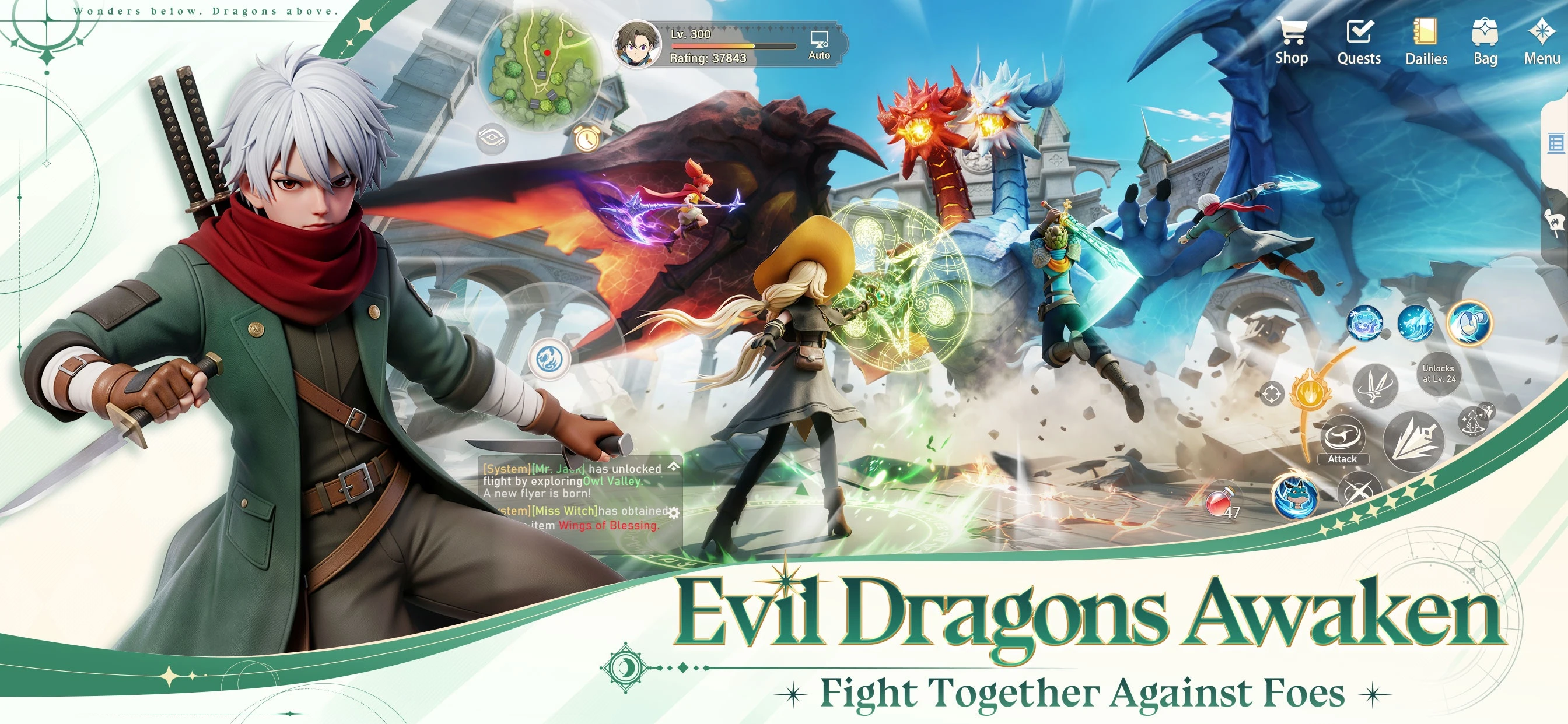 Dragonbound: Wings of Magic app store screenshot 4 — Games (iOS)