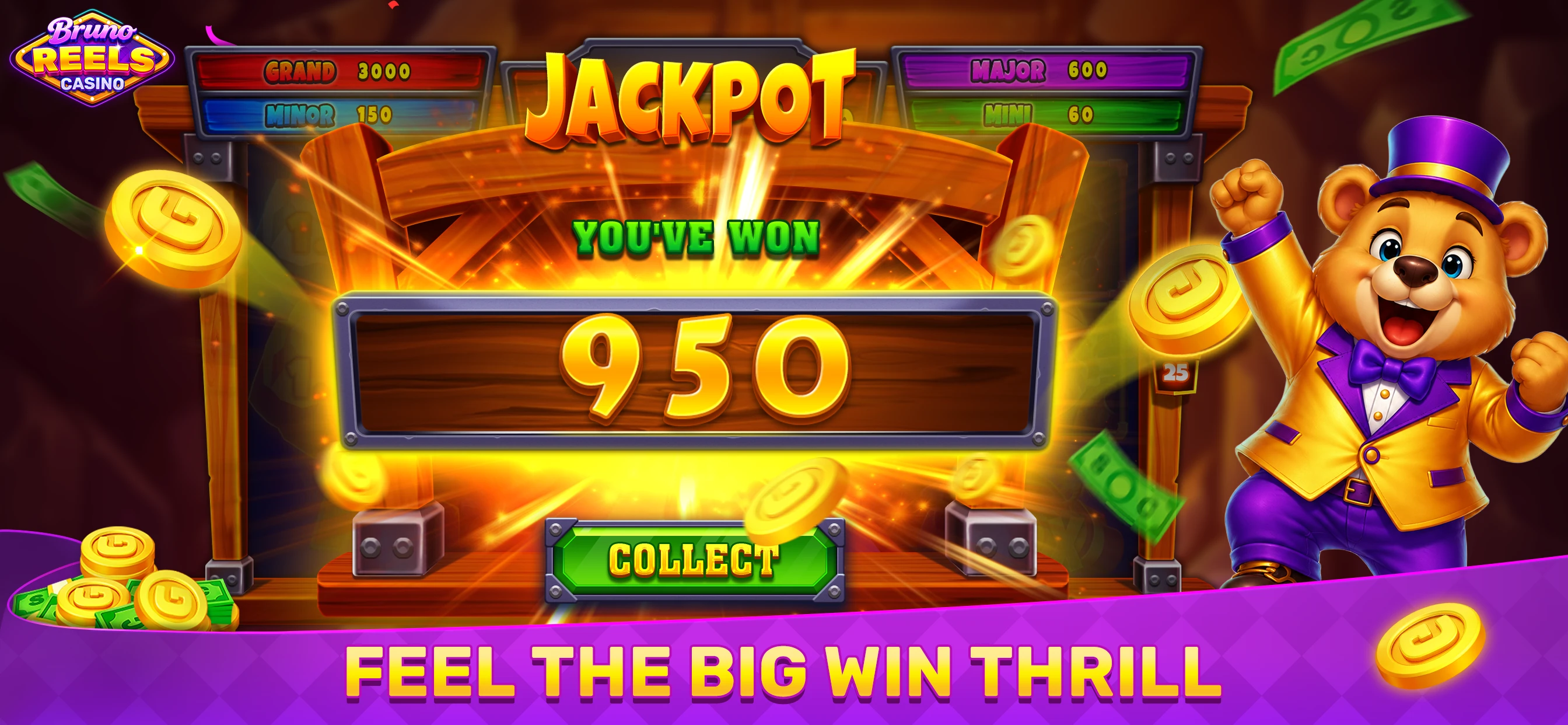 Bruno Reels Casino app store screenshot 2 — Games (iOS)