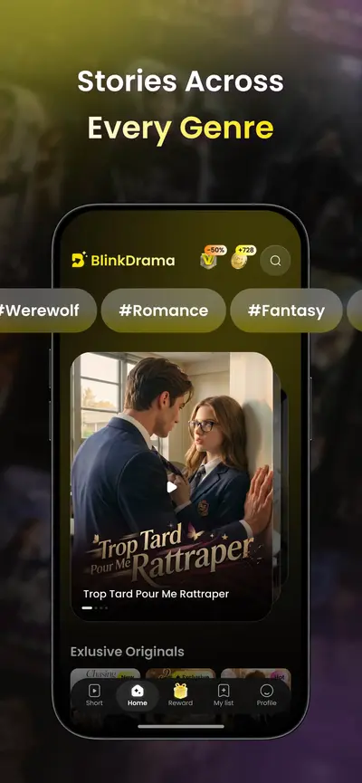 BlinkDrama - Short Dramas app store screenshot 4 — Unknown (iOS)