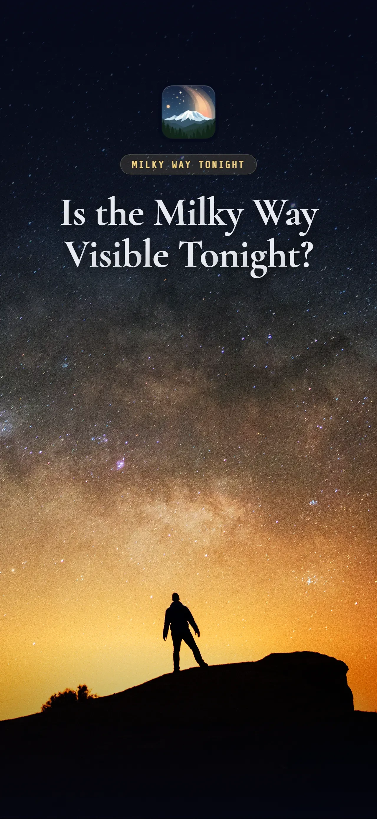 Milky Way Tonight app store screenshot 1 — Unknown (iOS)