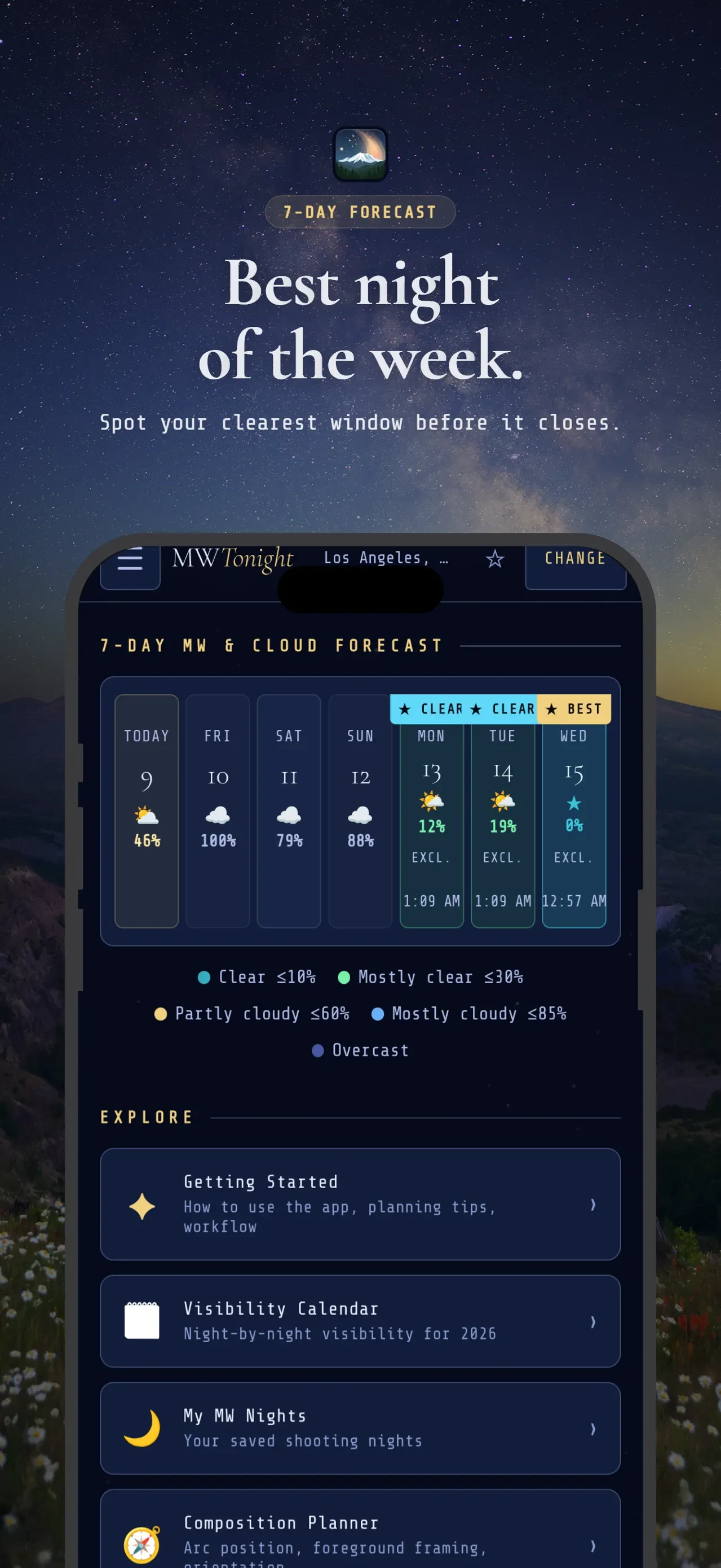 Milky Way Tonight app store screenshot 3 — Unknown (iOS)