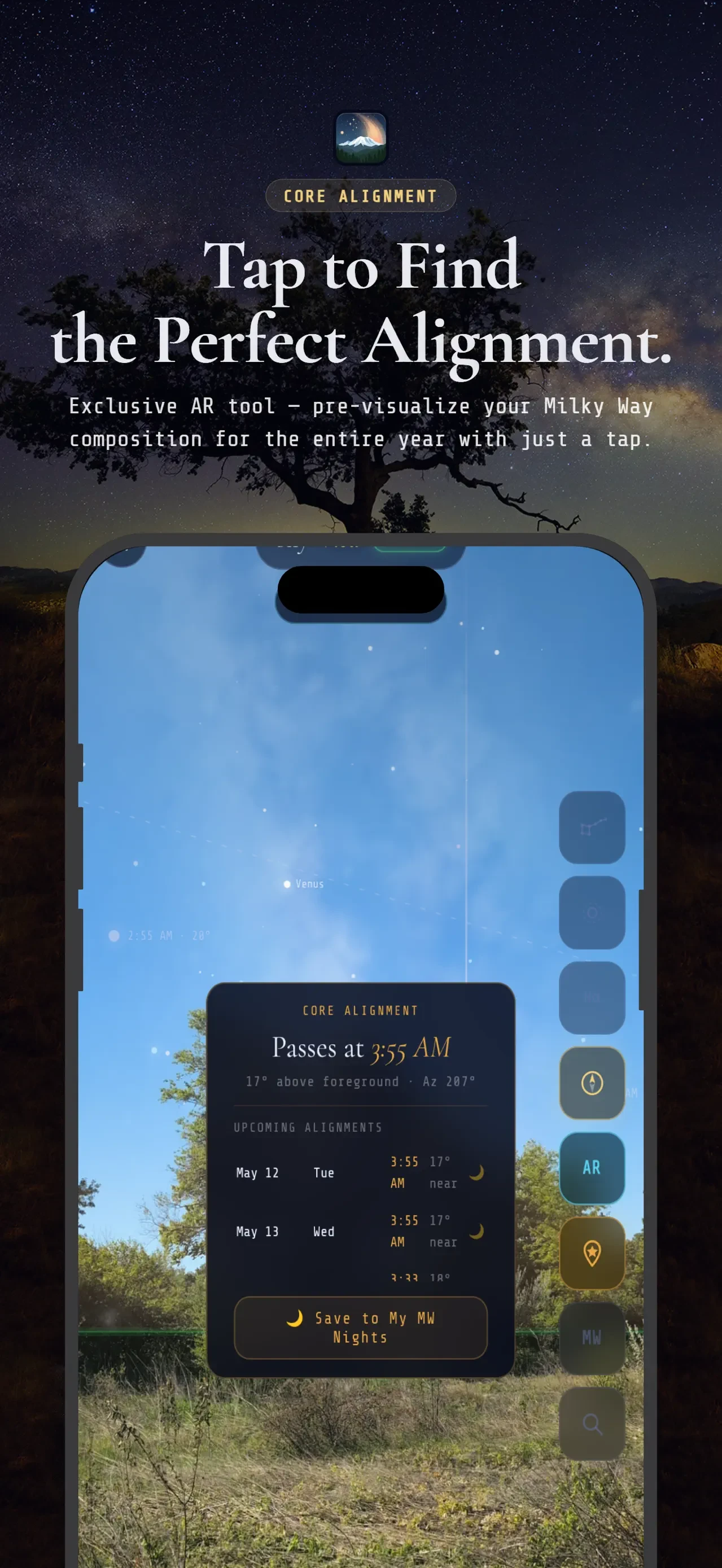 Milky Way Tonight app store screenshot 5 — Unknown (iOS)