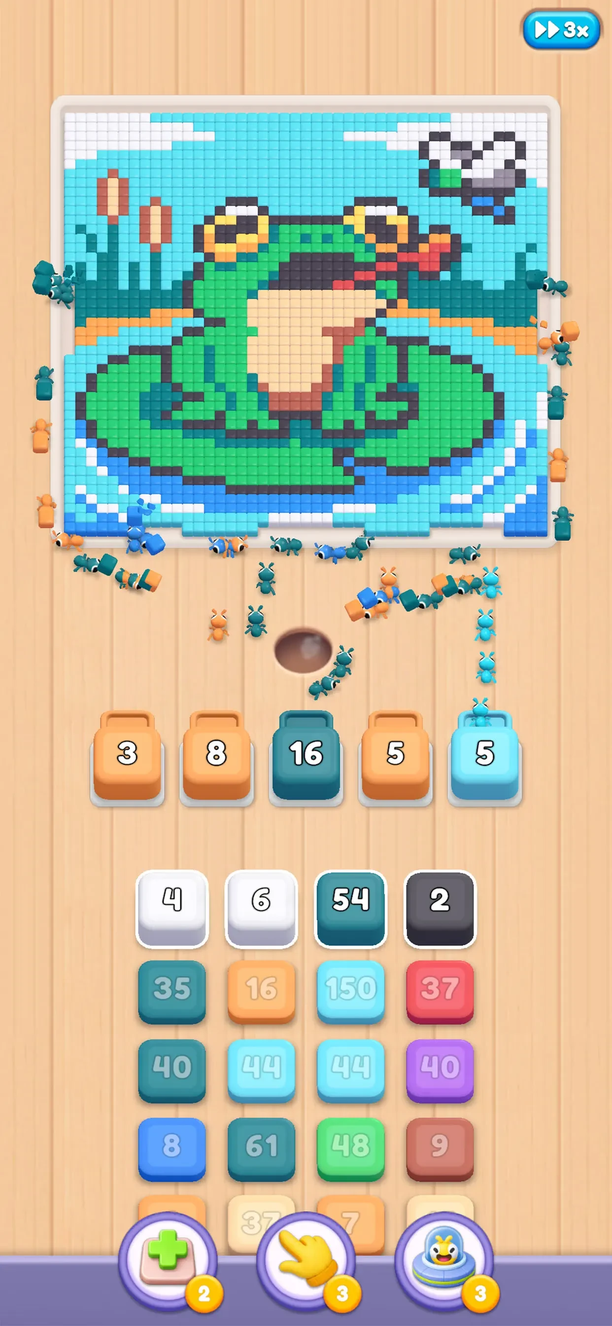 Food Hunt: Pixel Puzzle app store screenshot 1 — Games (iOS)