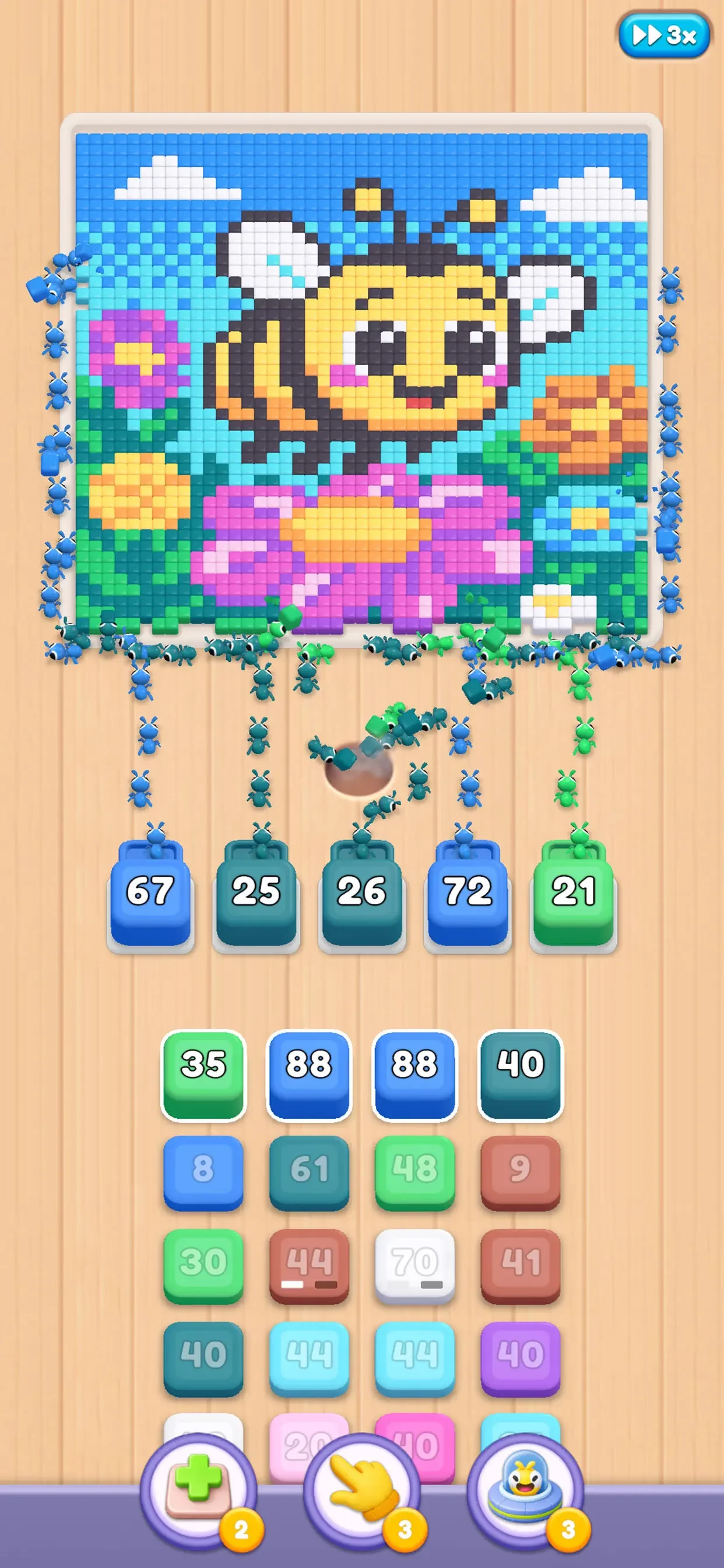 Food Hunt: Pixel Puzzle app store screenshot 2 — Games (iOS)