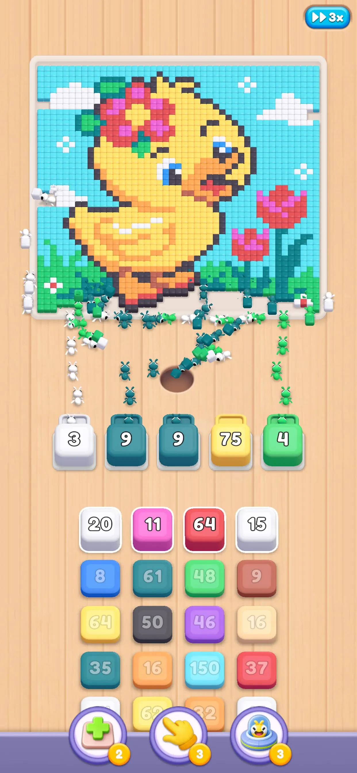 Food Hunt: Pixel Puzzle app store screenshot 3 — Games (iOS)