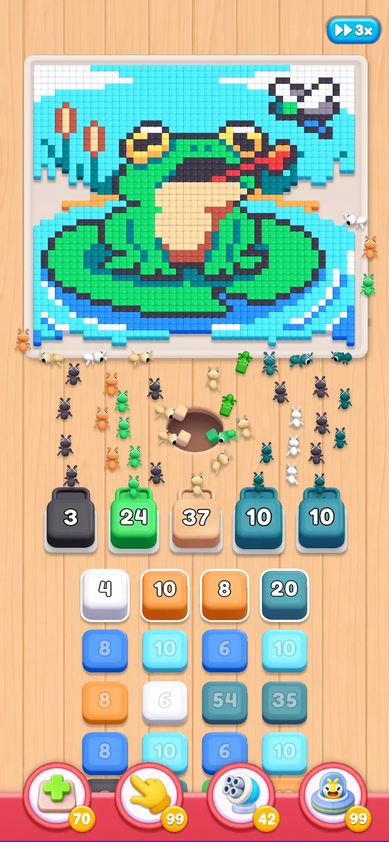 Food Hunt: Pixel Puzzle app store screenshot 4 — Games (iOS)