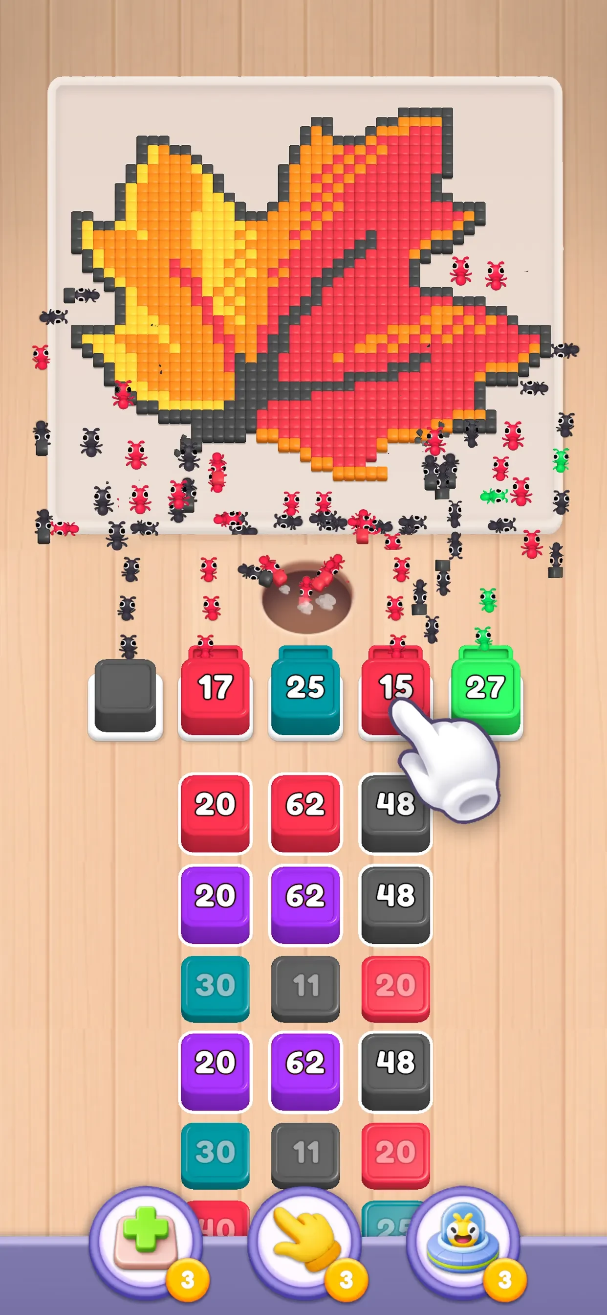 Food Hunt: Pixel Puzzle app store screenshot 1 — Games (iOS)