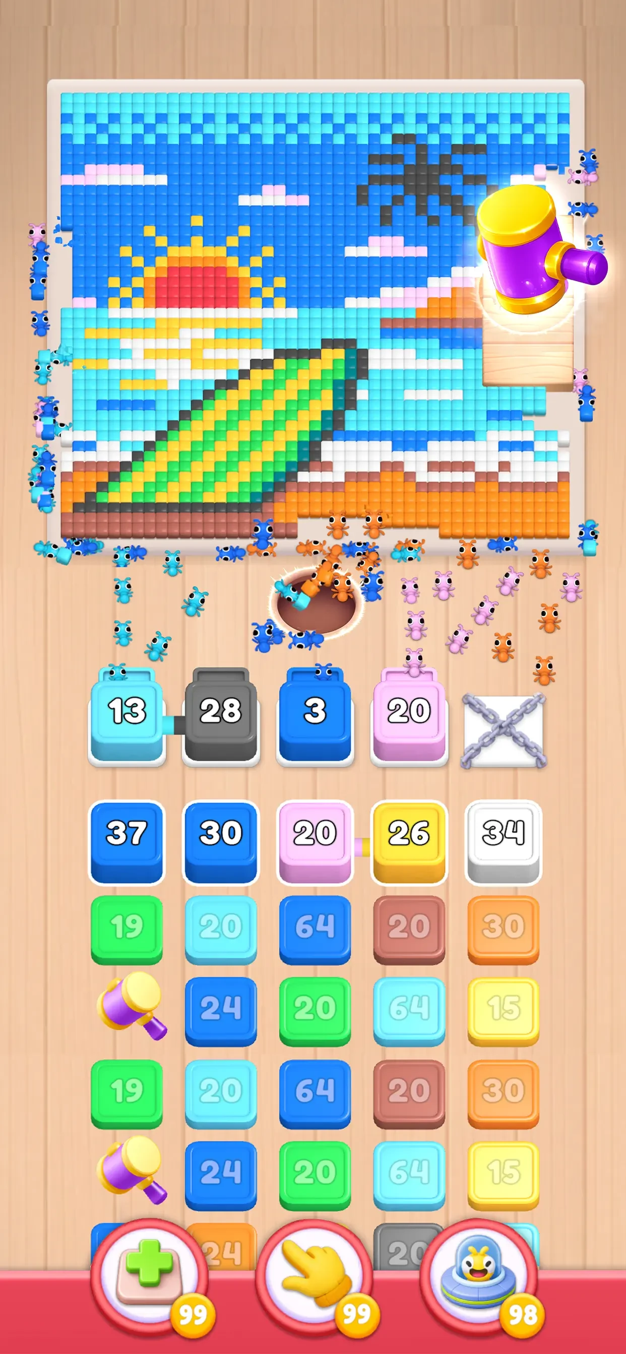 Food Hunt: Pixel Puzzle app store screenshot 4 — Games (iOS)