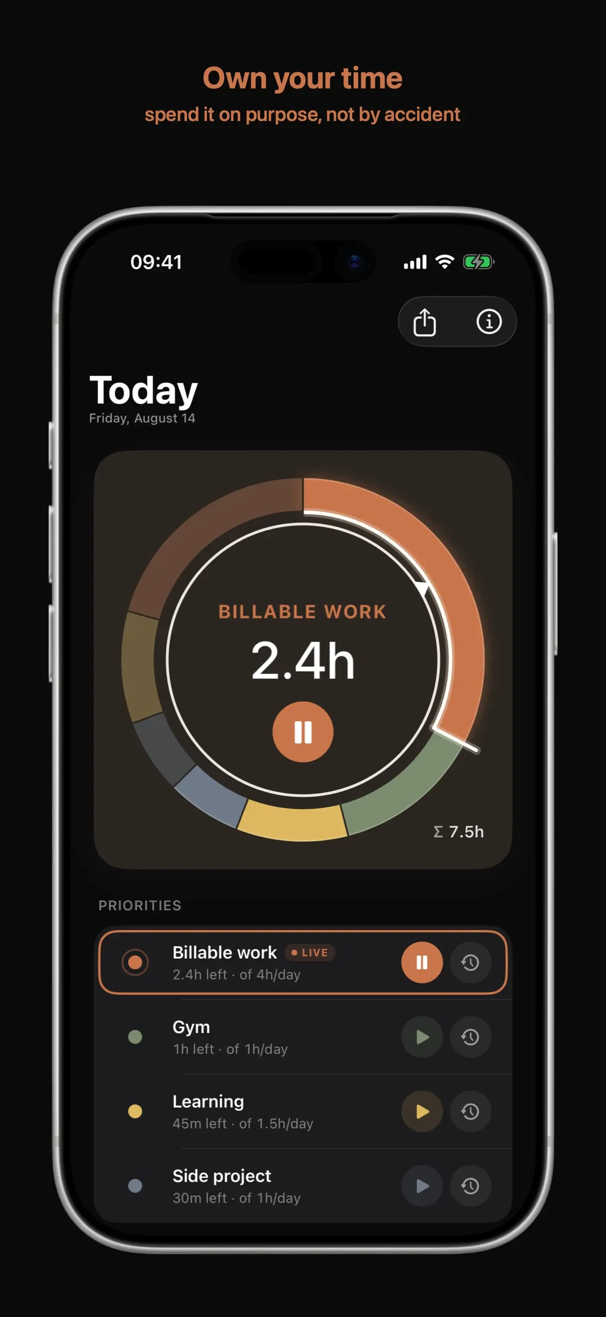 OwnTime. app store screenshot 3 — Unknown (iOS)